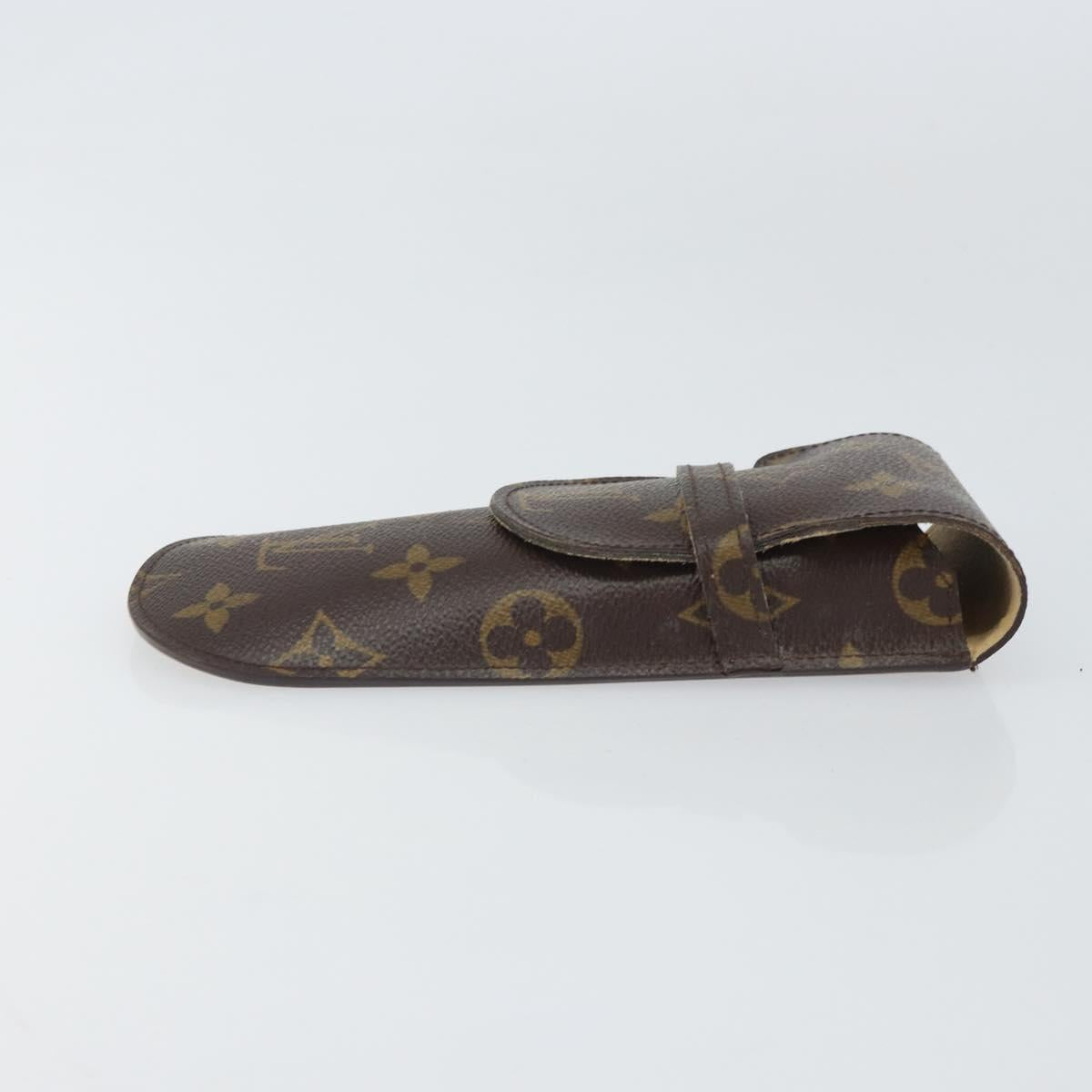 LOUIS VUITTON Monogram Etui Stilo Pen Case M62990 LV Auth BA9442