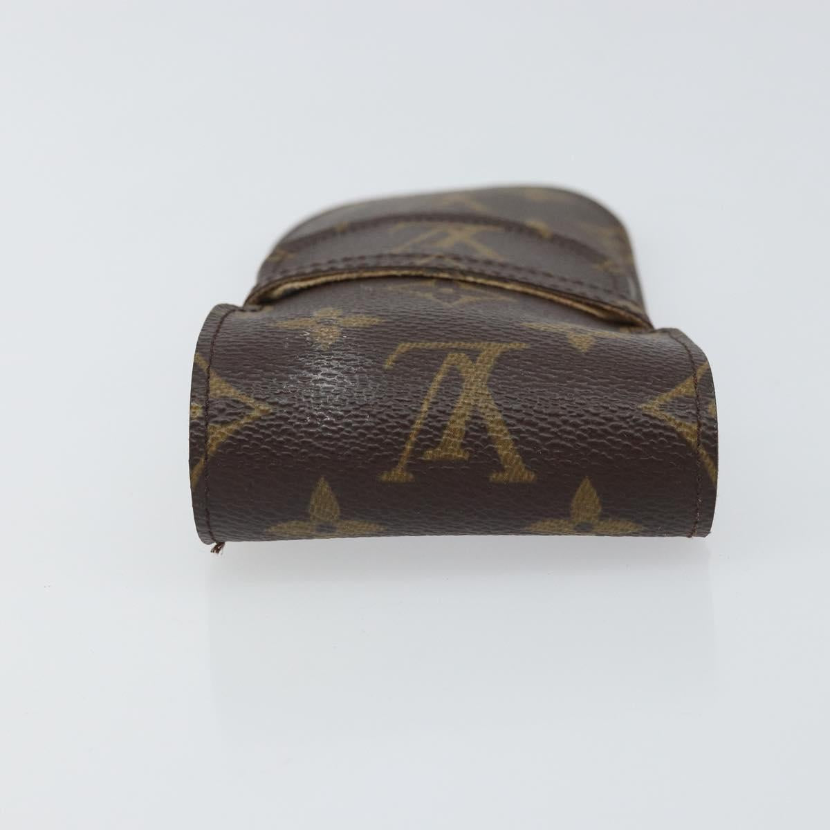 LOUIS VUITTON Monogram Etui Stilo Pen Case M62990 LV Auth BA9442