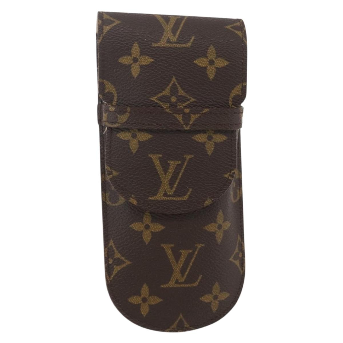 LOUIS VUITTON Monogram Etui Stilo Pen Case M62990 LV Auth BA9443