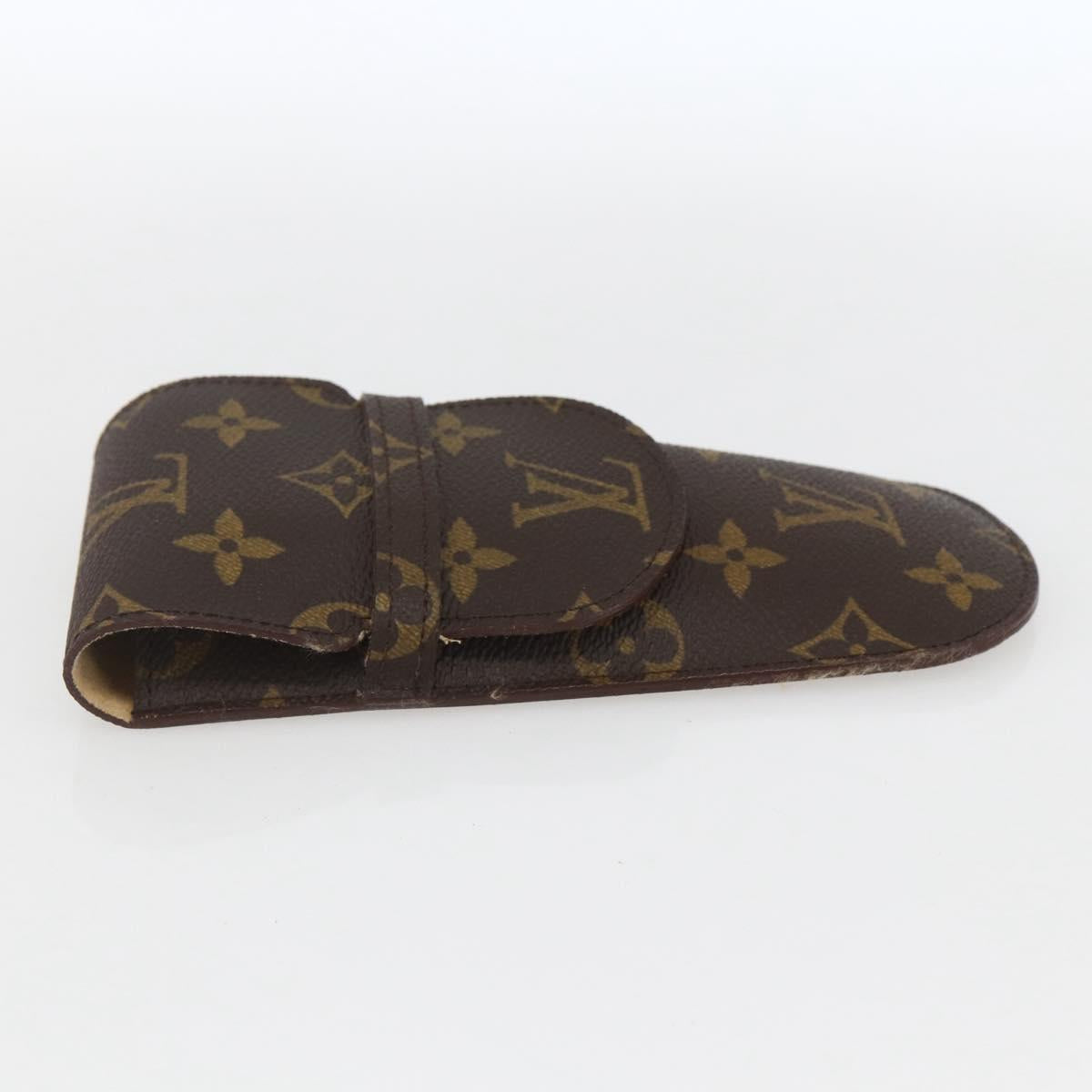 LOUIS VUITTON Monogram Etui Stilo Pen Case M62990 LV Auth BA9443
