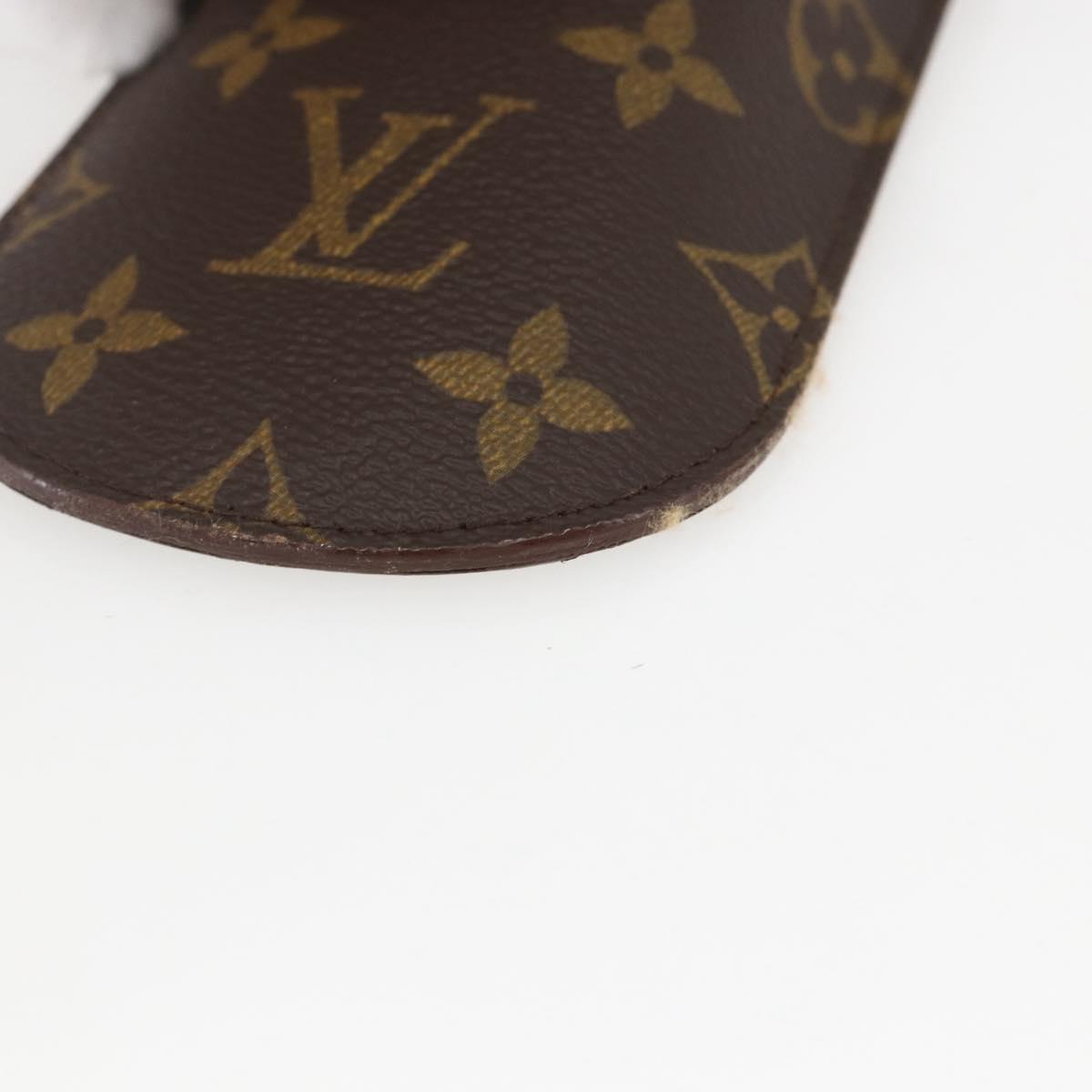 LOUIS VUITTON Monogram Etui Stilo Pen Case M62990 LV Auth BA9443