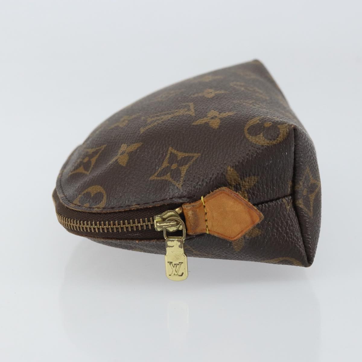 LOUIS VUITTON Monogram Pochette Cosmetic PM Pouch M43998 LV Auth BA9444