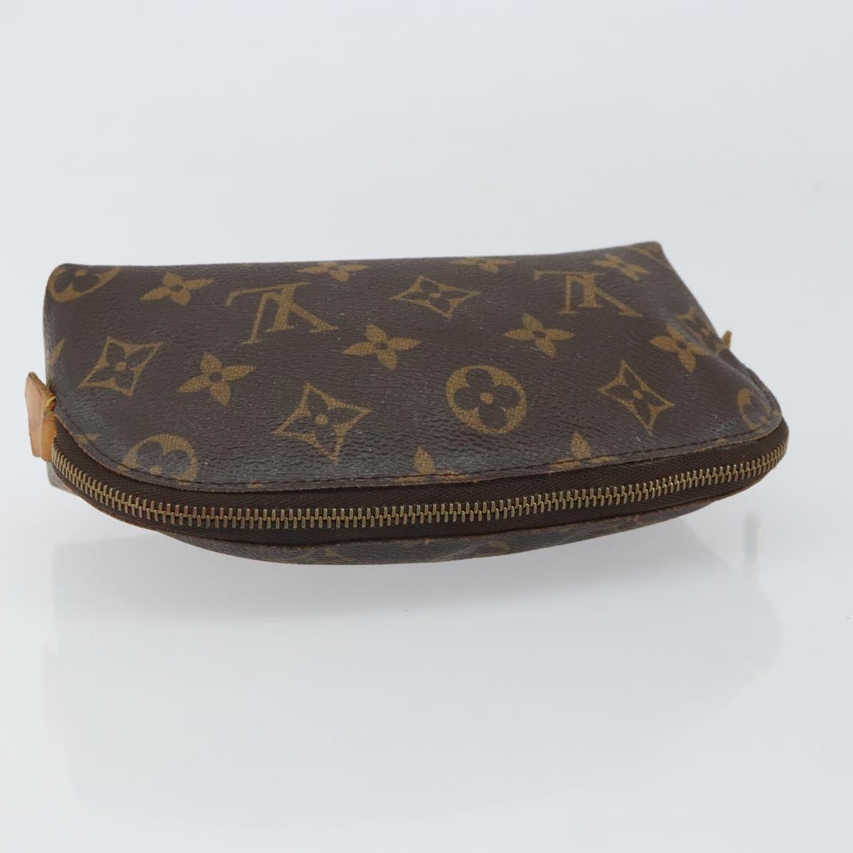 LOUIS VUITTON Monogram Pochette Cosmetic PM Pouch M43998 LV Auth BA9444