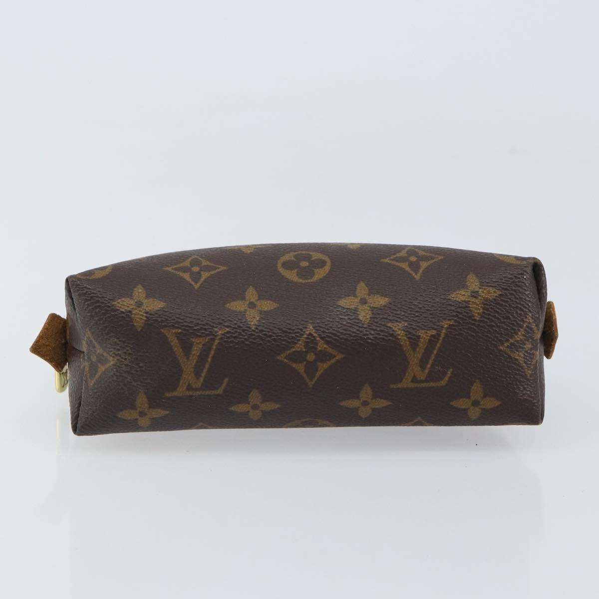 LOUIS VUITTON Monogram Pochette Cosmetic PM Pouch M43998 LV Auth BA9444