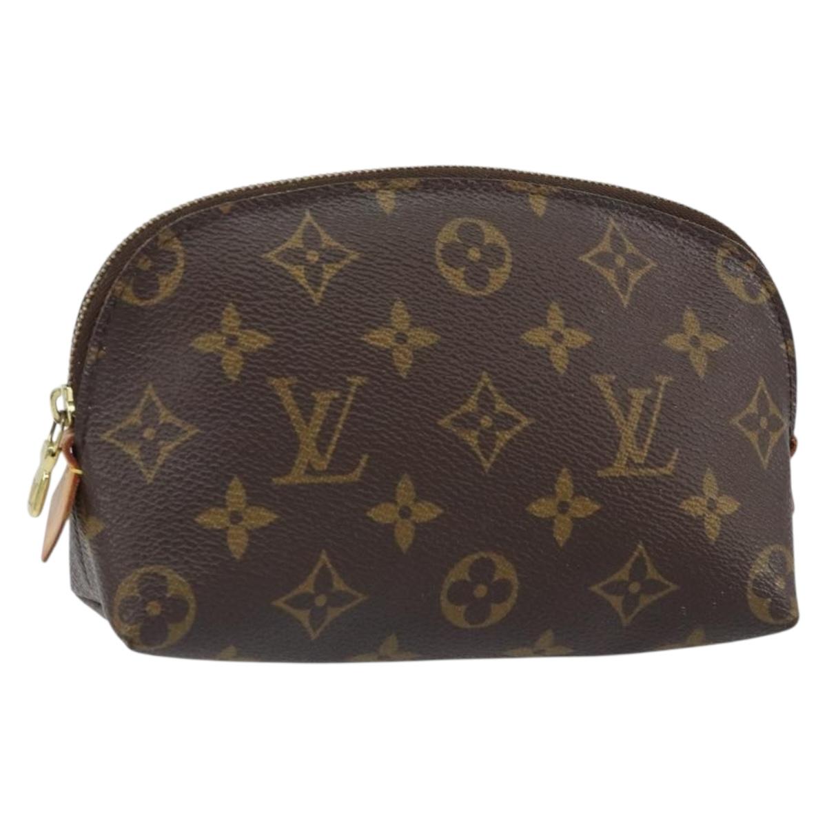 LOUIS VUITTON Monogram Pochette Cosmetic PM Pouch M43998 LV Auth BA9445