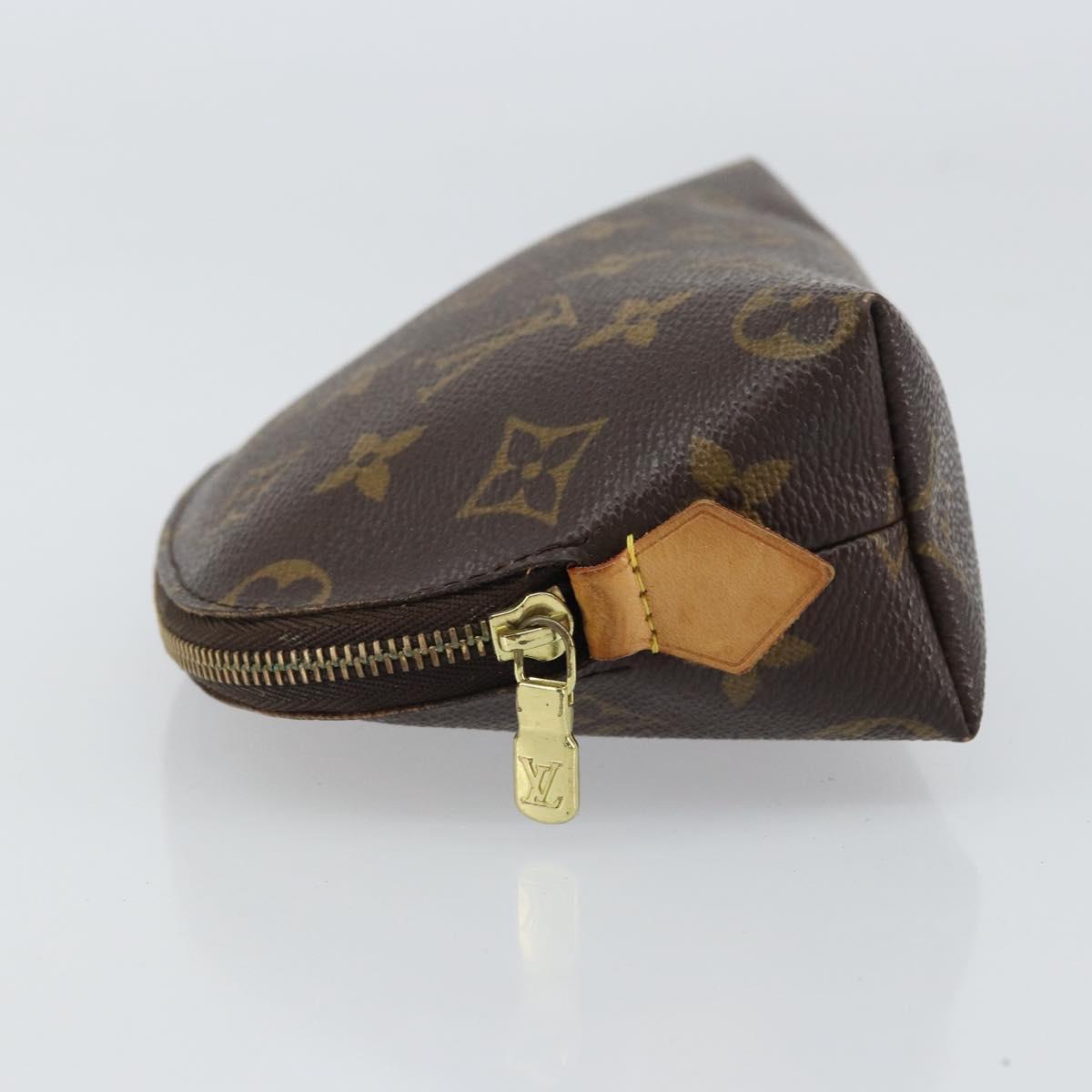 LOUIS VUITTON Monogram Pochette Cosmetic PM Pouch M43998 LV Auth BA9445