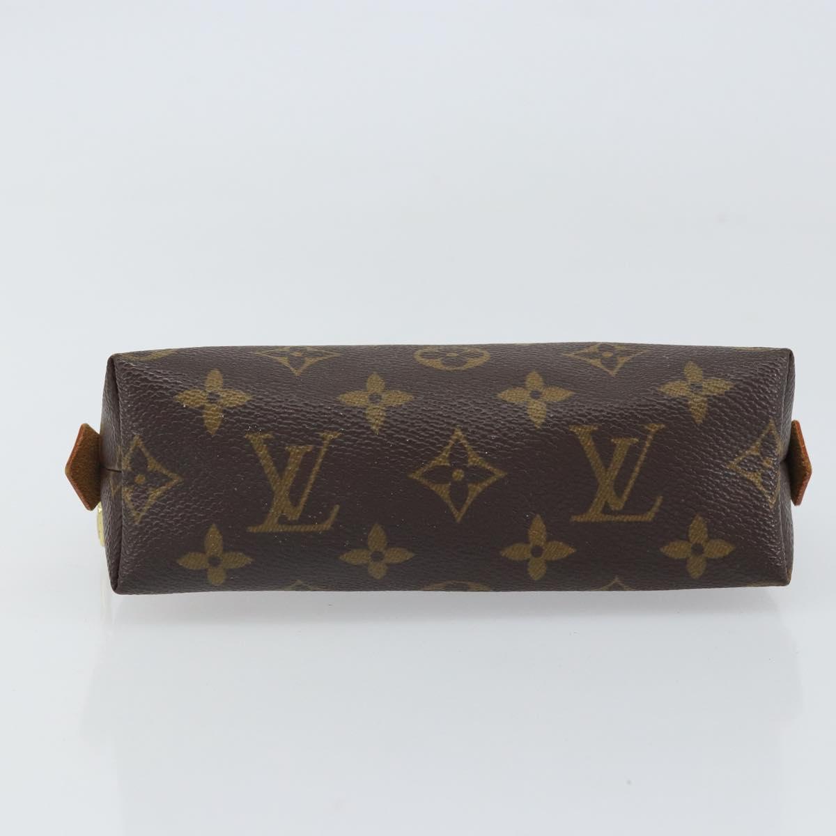 LOUIS VUITTON Monogram Pochette Cosmetic PM Pouch M43998 LV Auth BA9445