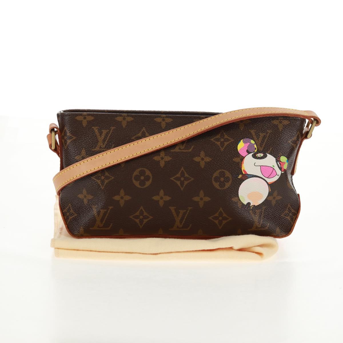 LOUIS VUITTON Monogram Panda Trotteur Shoulder Bag M51241 LV Auth BA9461SAM