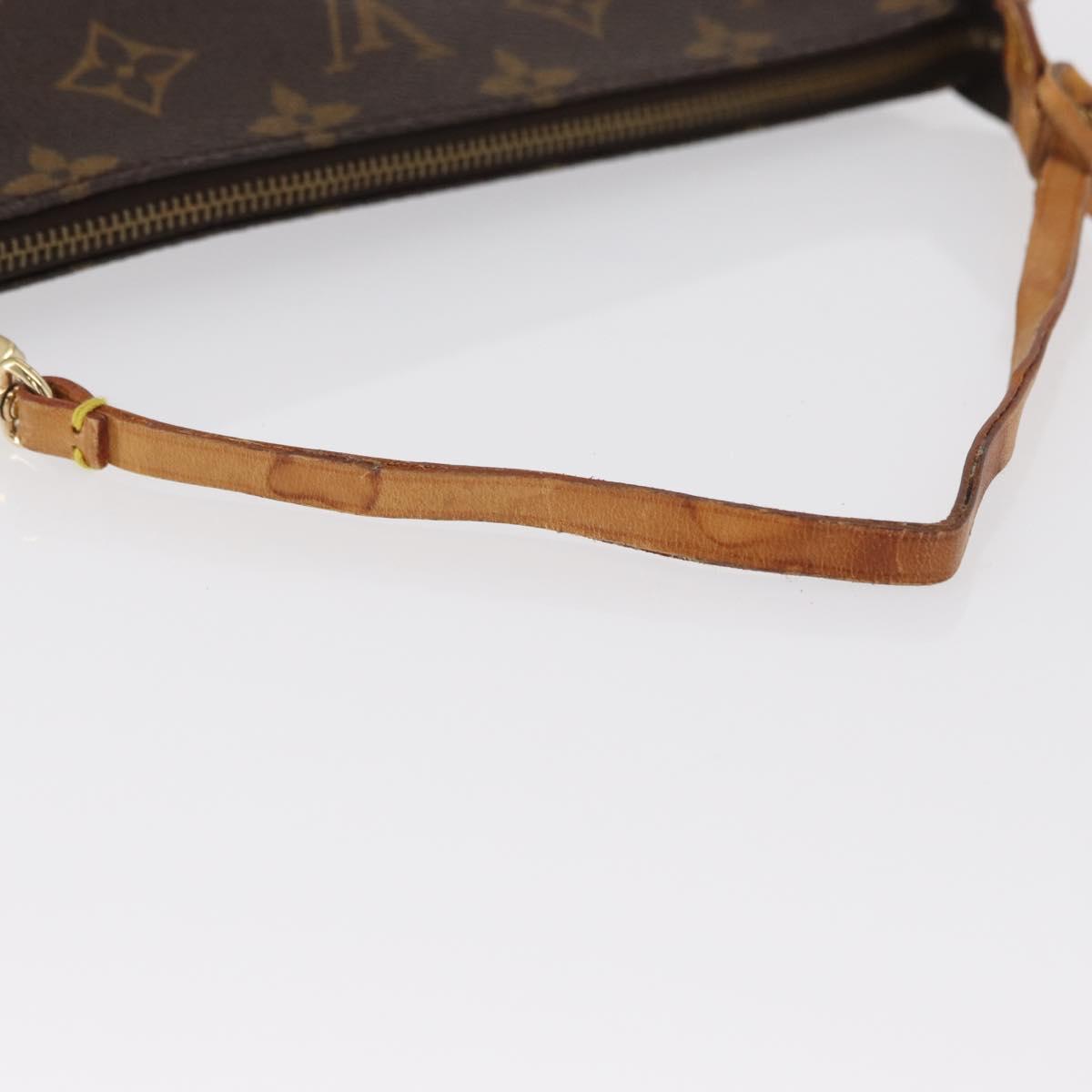 LOUIS VUITTON Monogram Pochette Accessoires Pouch M51980 LV Auth BA9476