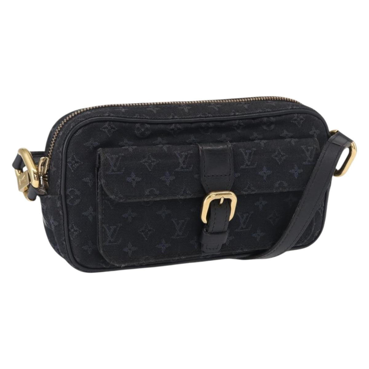 LOUIS VUITTON Monogram Mini Juliet MM Shoulder Bag TST Blue M92418 Auth BA9477