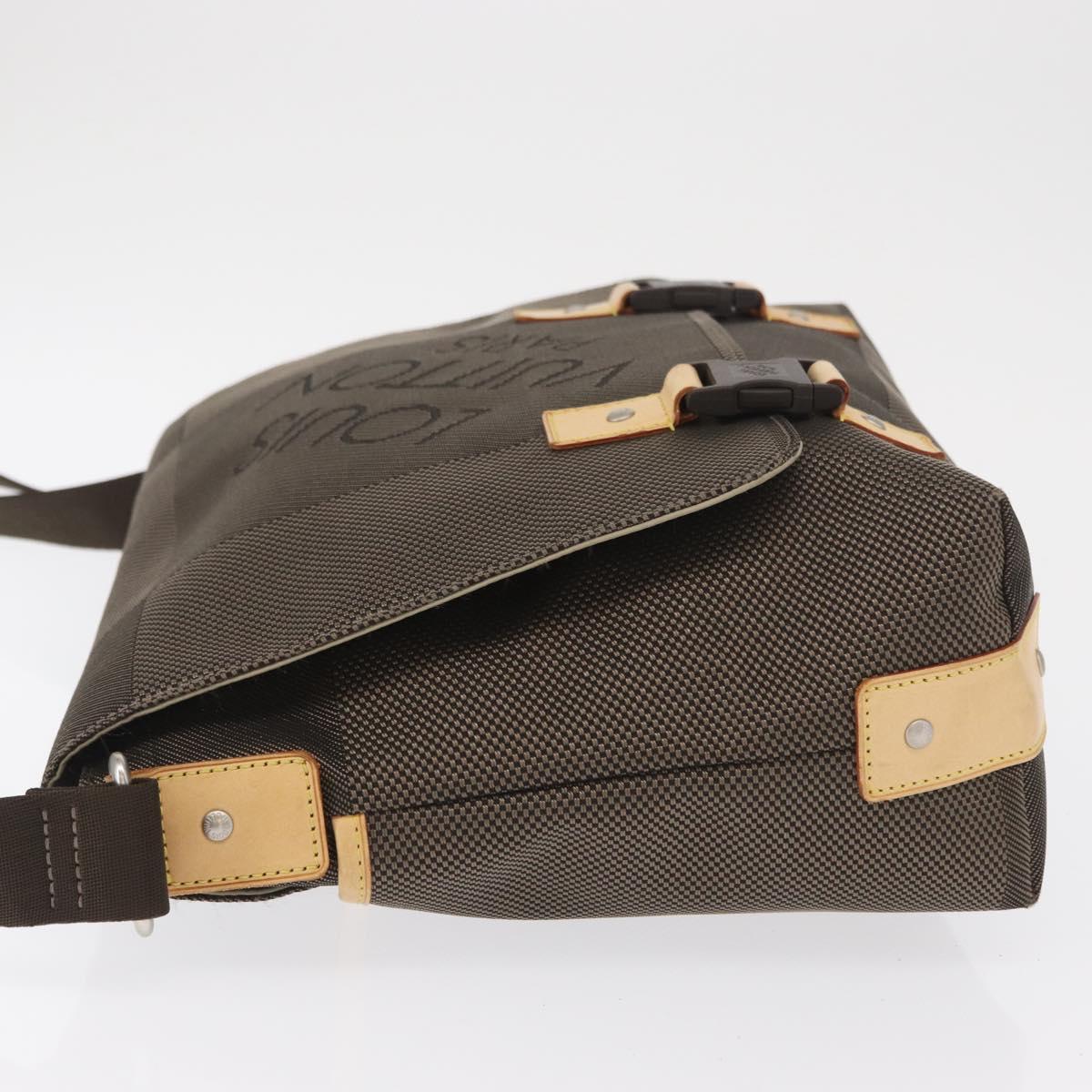 LOUIS VUITTON Damier Geant Roux Shoulder Bag Tail M93077 LV Auth BA9478