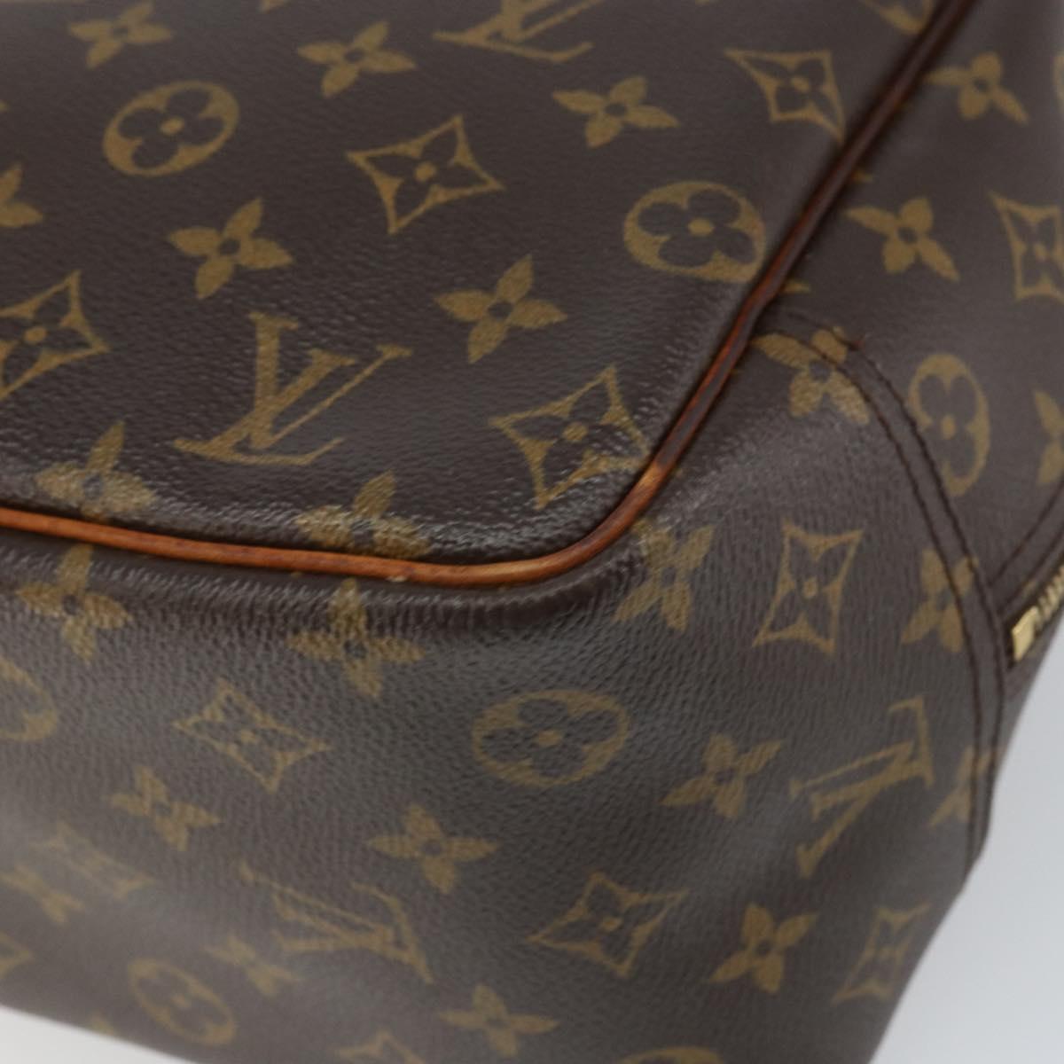LOUIS VUITTON Monogram Deauville Hand Bag M47270 LV Auth BA9491