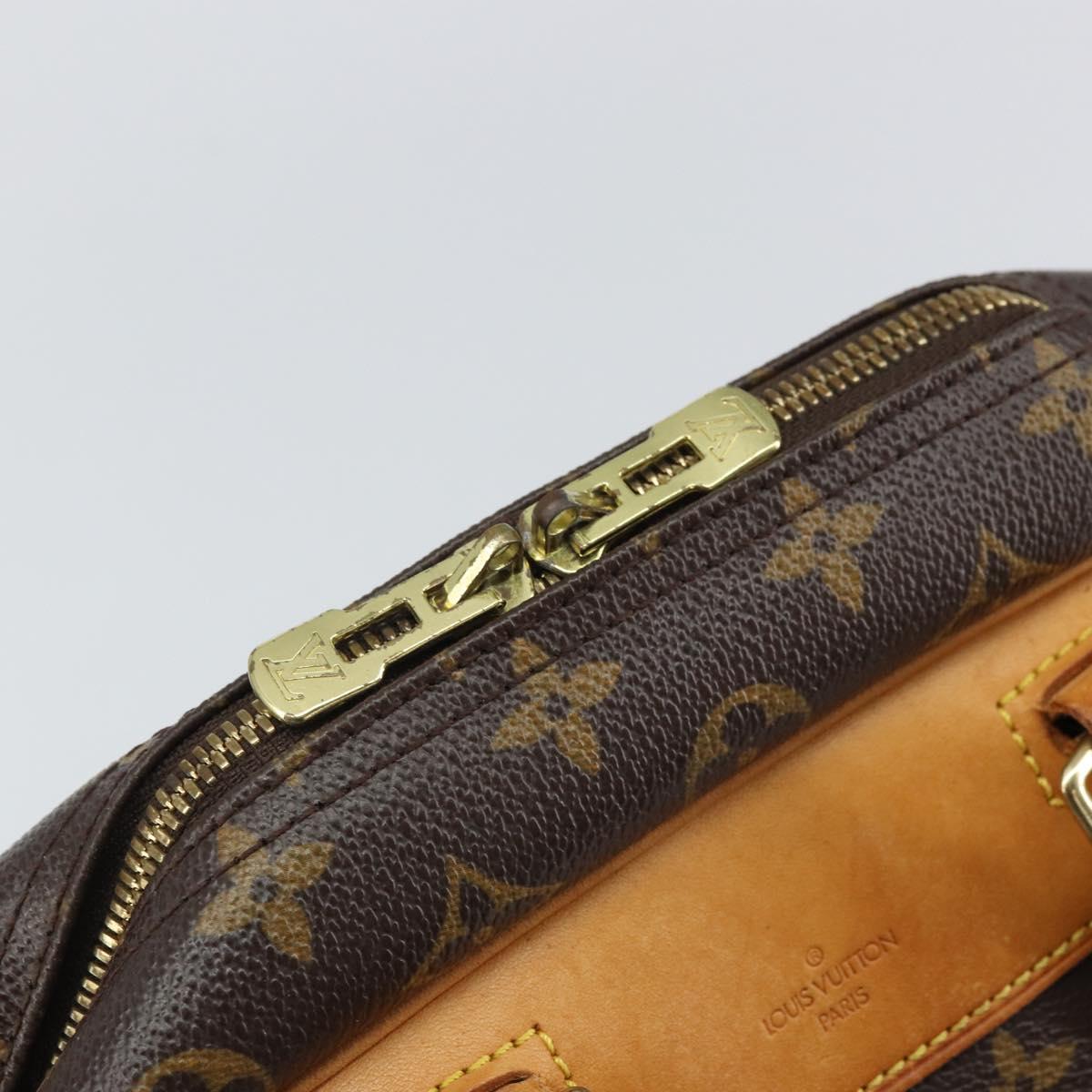 LOUIS VUITTON Monogram Deauville Hand Bag M47270 LV Auth BA9491