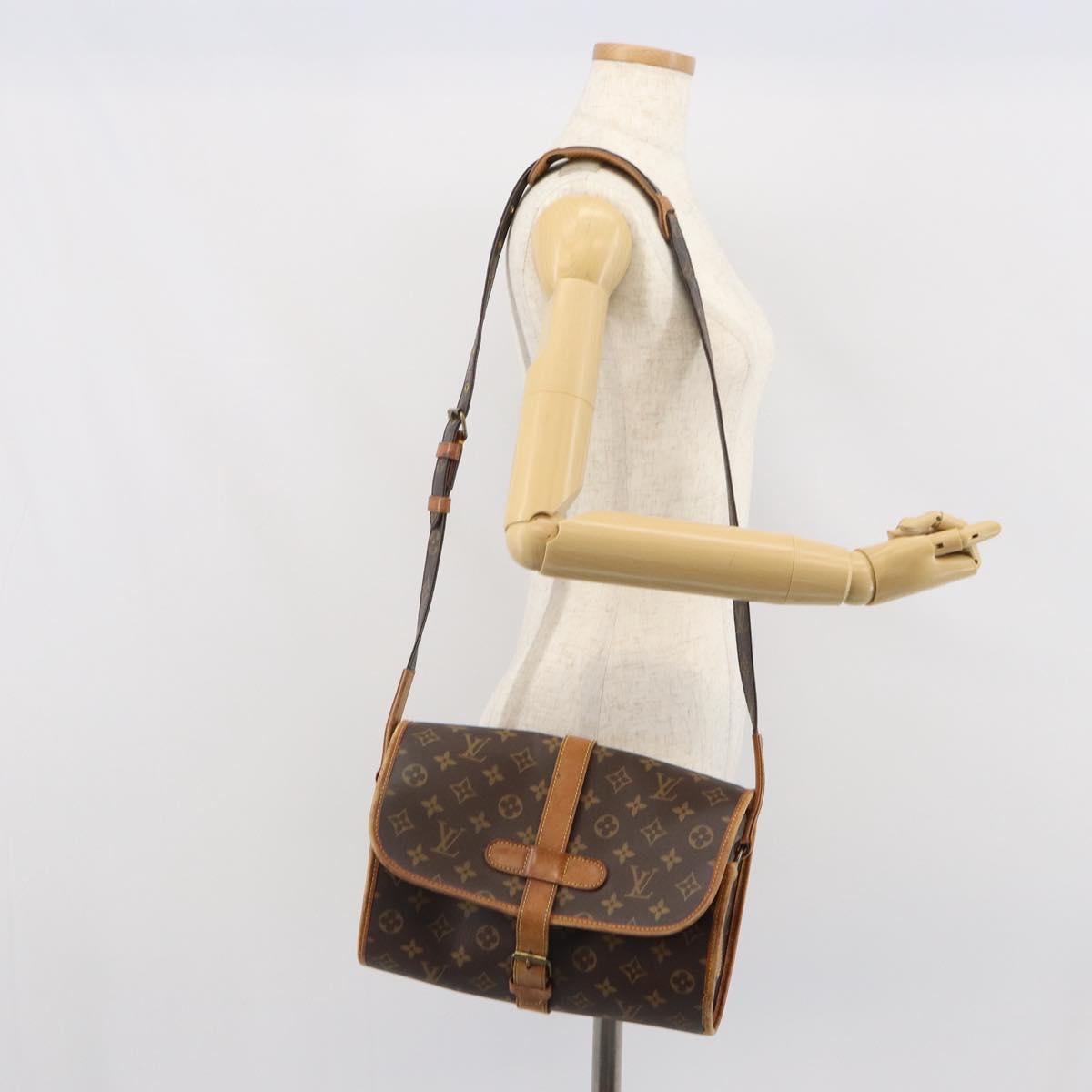 LOUIS VUITTON Monogram Marne Shoulder Bag M51369 LV Auth BA9492