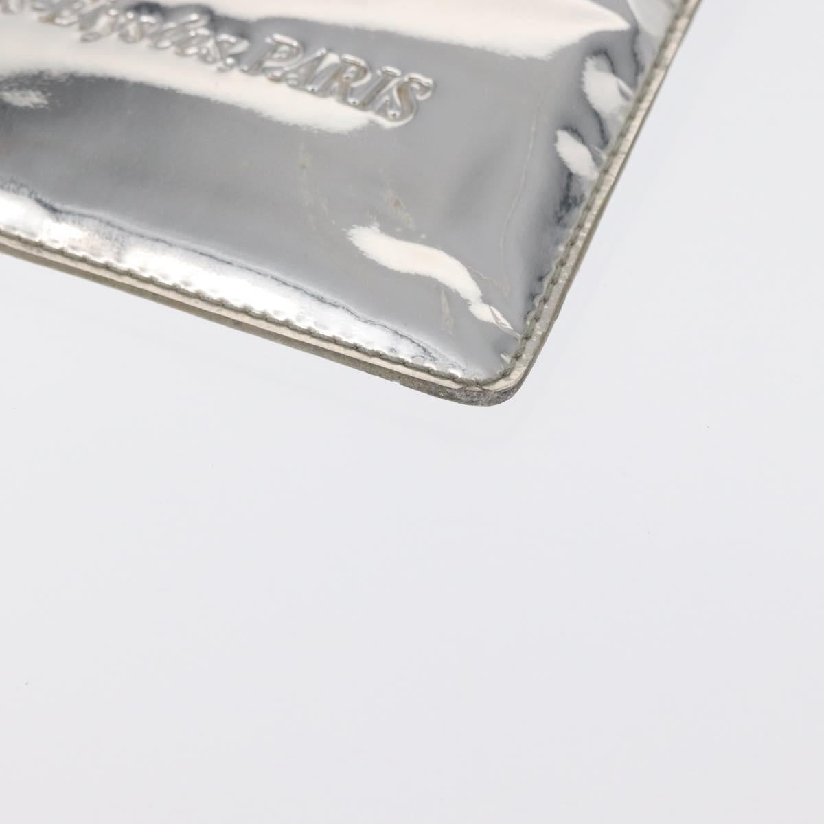 LOUIS VUITTON Monogram Miroir Pochette Platt Pouch Silver M95277 LV Auth BA9494