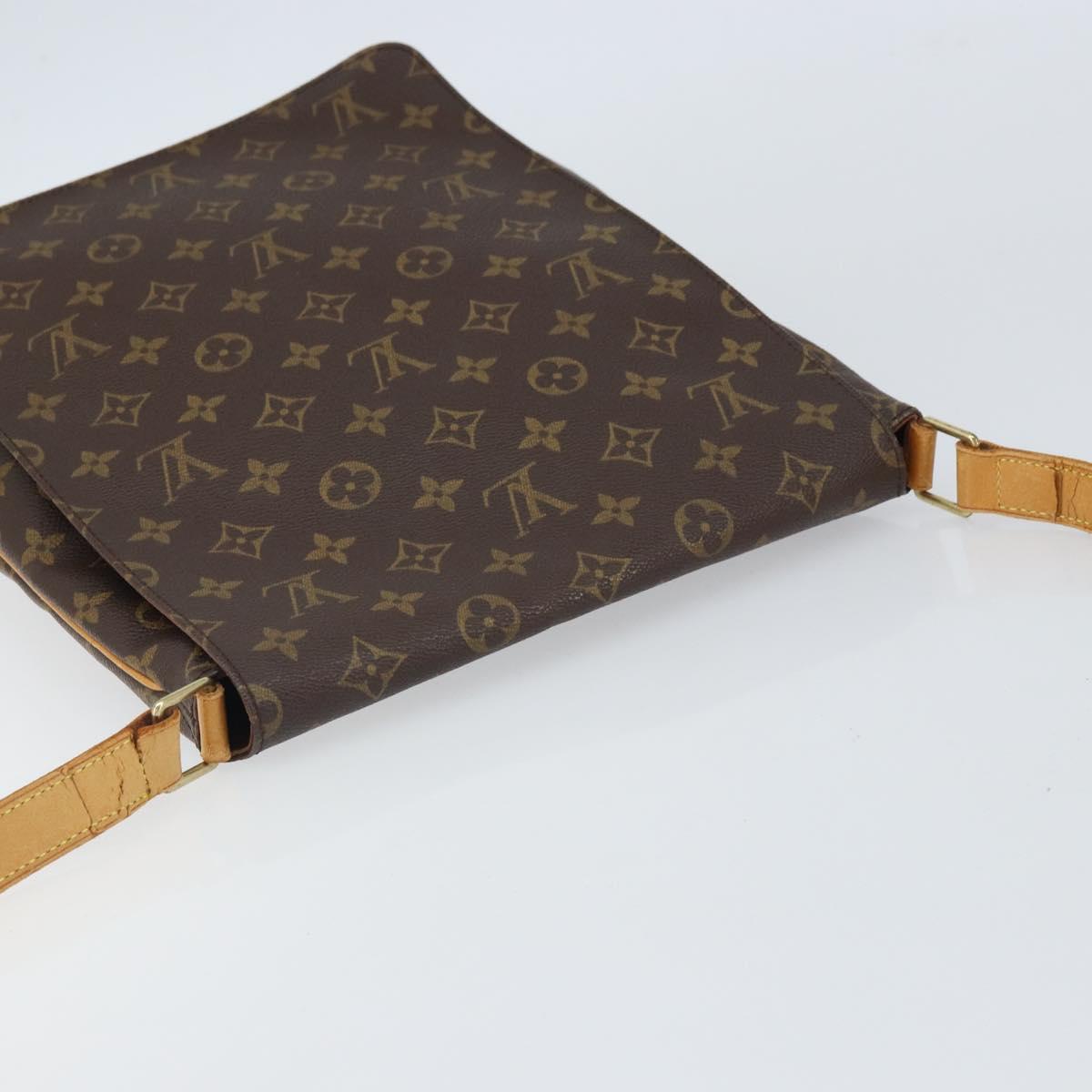 LOUIS VUITTON Monogram Musette Shoulder Bag M51256 LV Auth BA9497