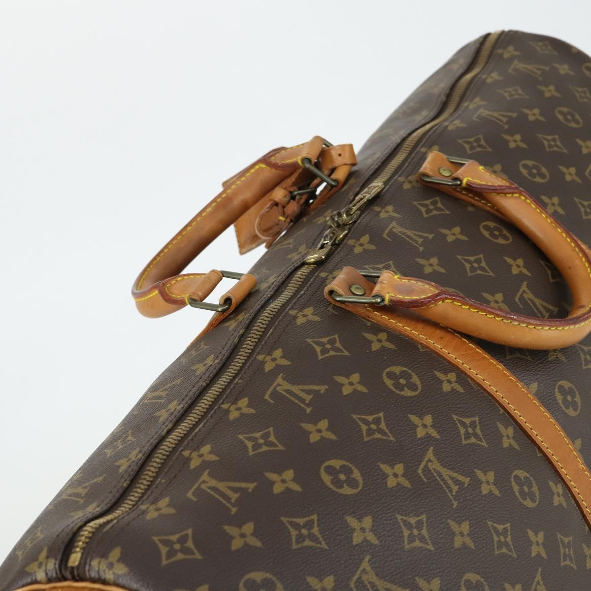 LOUIS VUITTON Monogram Keepall 60 Boston Bag M41422 LV Auth BA9498