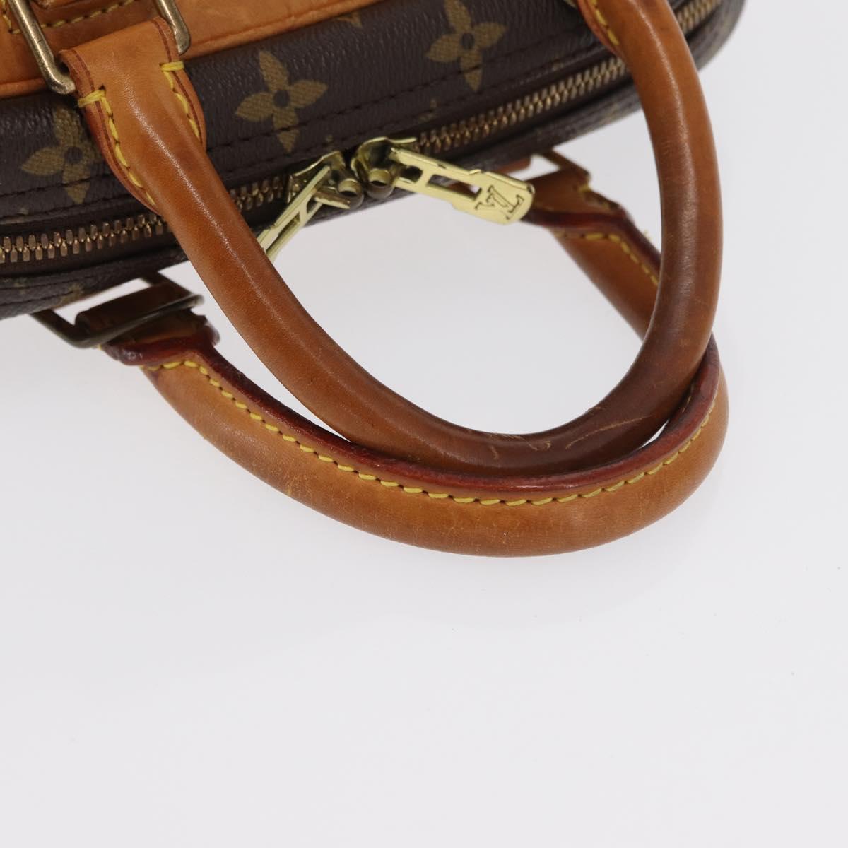 LOUIS VUITTON Monogram Trouville Hand Bag M42228 LV Auth BA9502