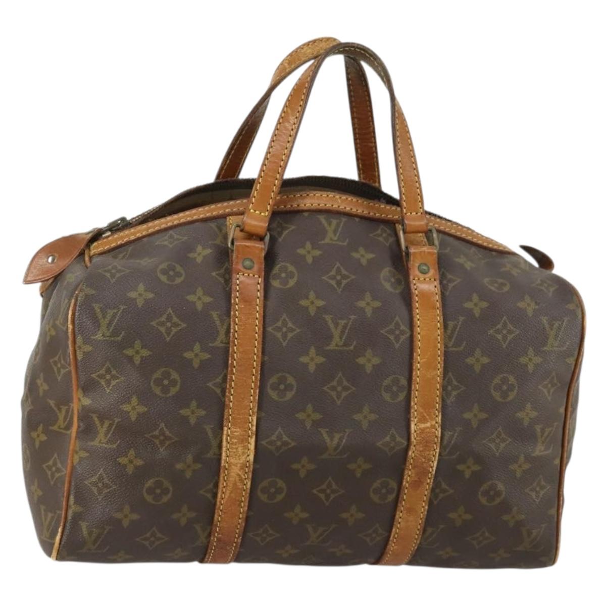 LOUIS VUITTON Monogram Sac Souple 35 Boston Bag M41626 LV Auth BA9507