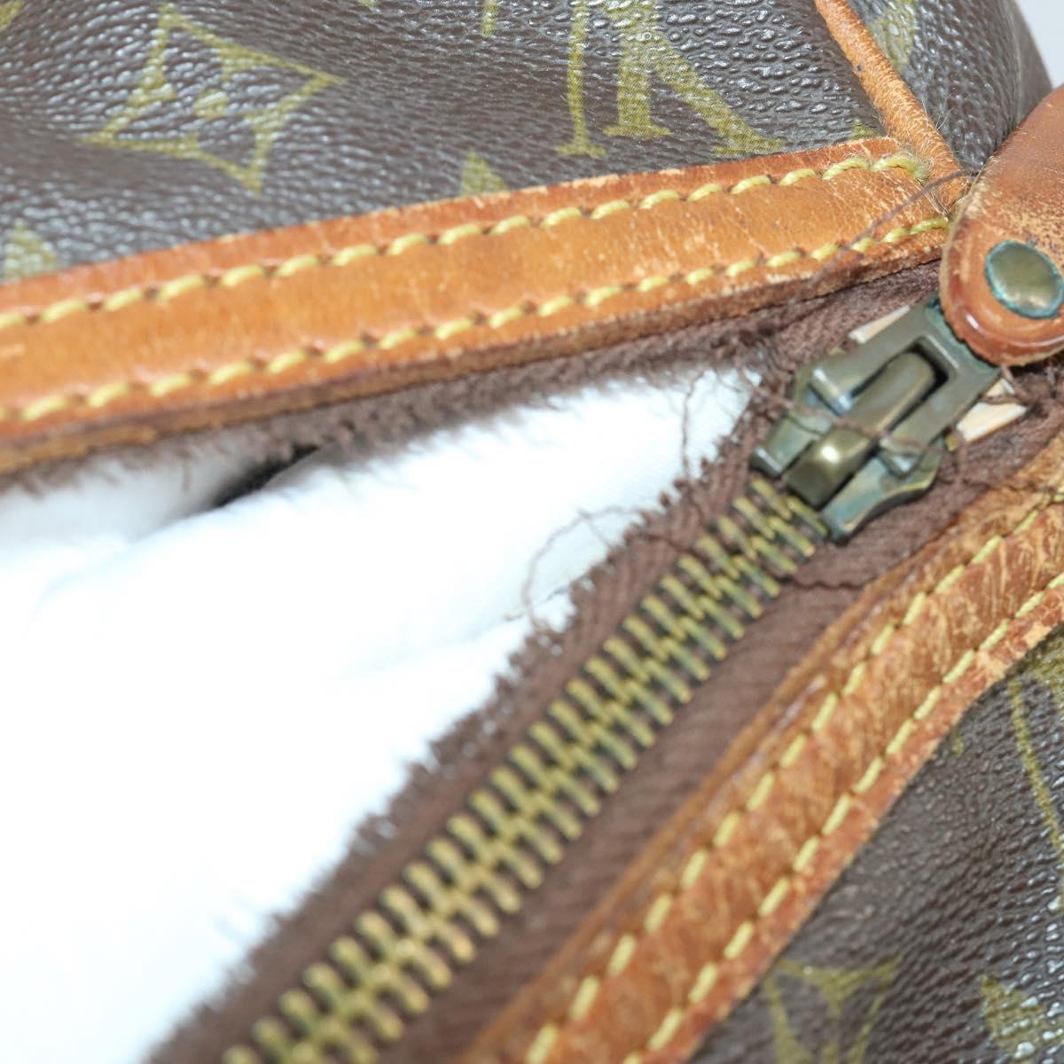 LOUIS VUITTON Monogram Sac Souple 35 Boston Bag M41626 LV Auth BA9507