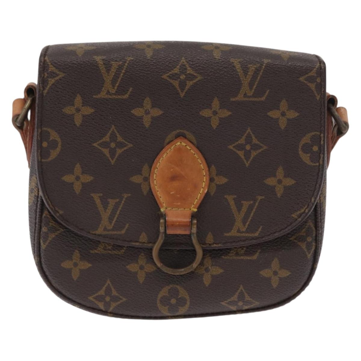 LOUIS VUITTON Monogram Saint Cloud PM Shoulder Bag M51244 LV Auth BA9519