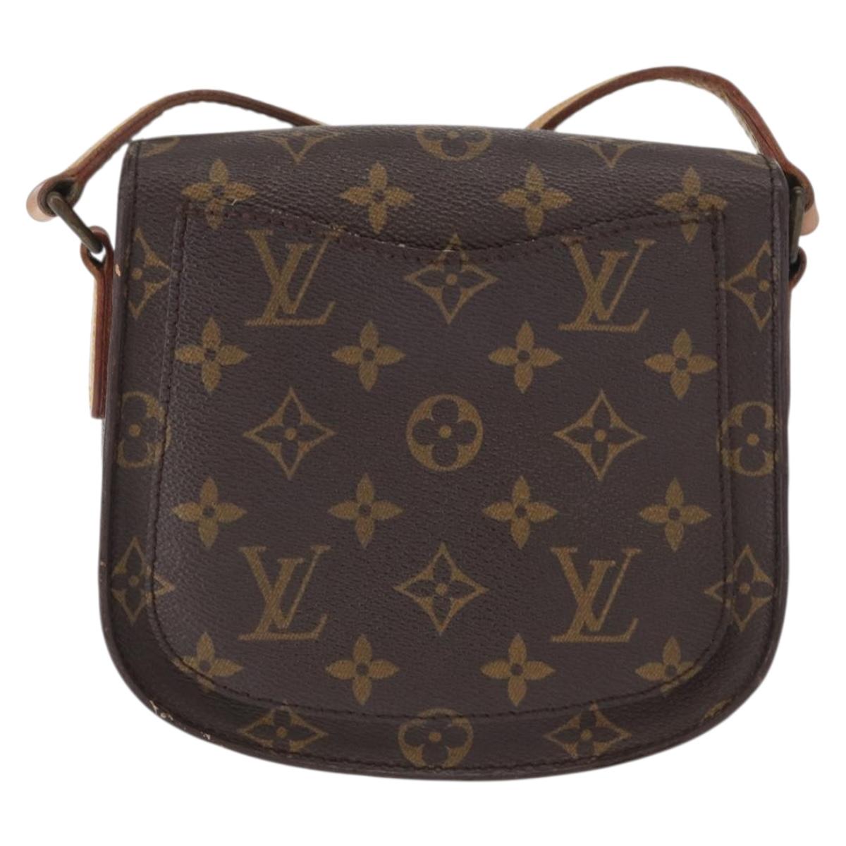 LOUIS VUITTON Monogram Saint Cloud PM Shoulder Bag M51244 LV Auth BA9519