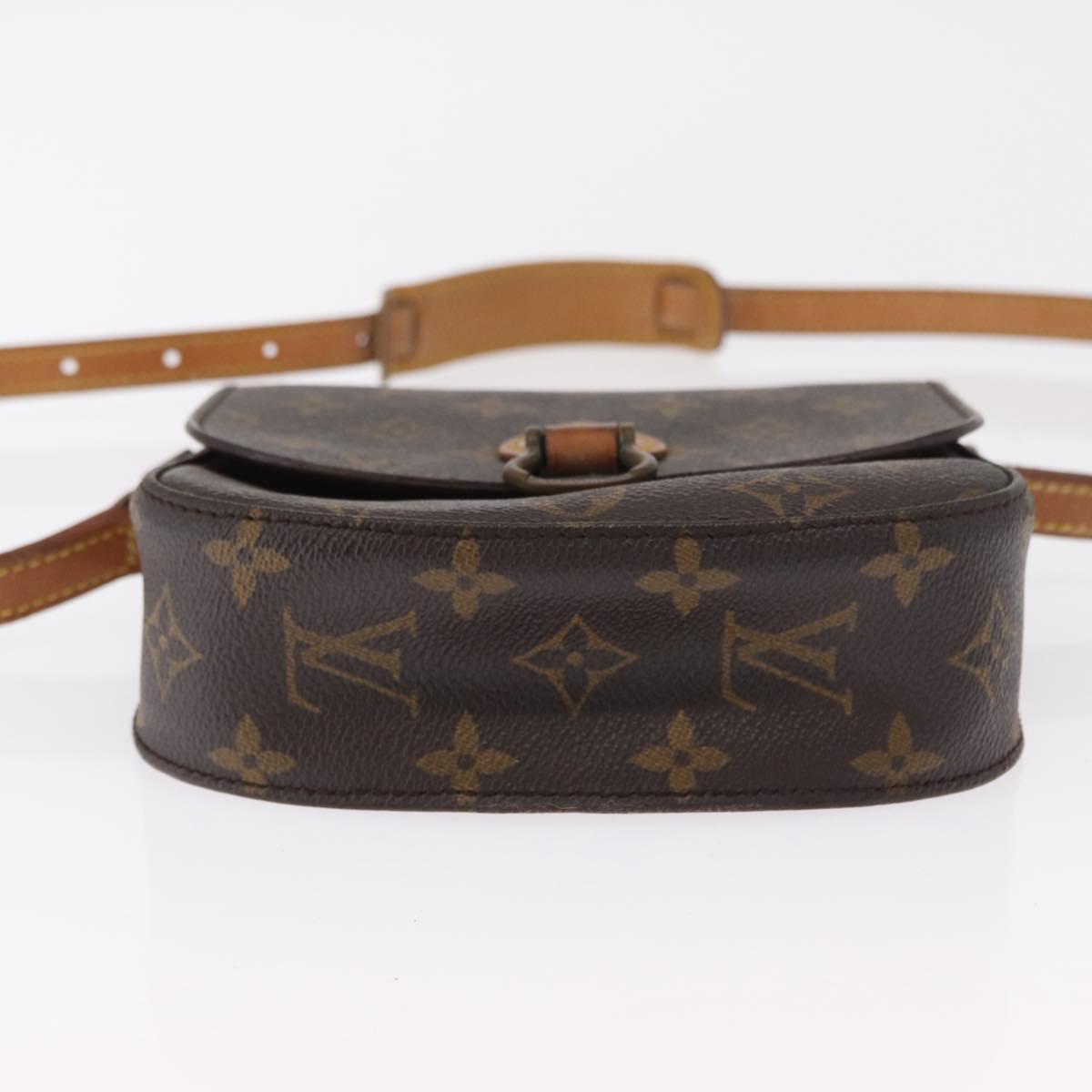 LOUIS VUITTON Monogram Saint Cloud PM Shoulder Bag M51244 LV Auth BA9519