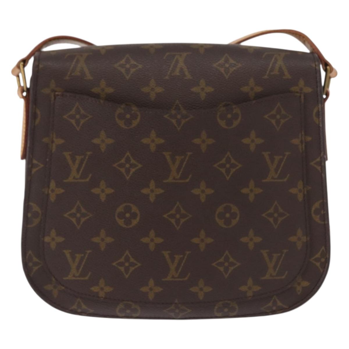 LOUIS VUITTON Monogram Saint Cloud GM Shoulder Bag M51242 LV Auth BA9523