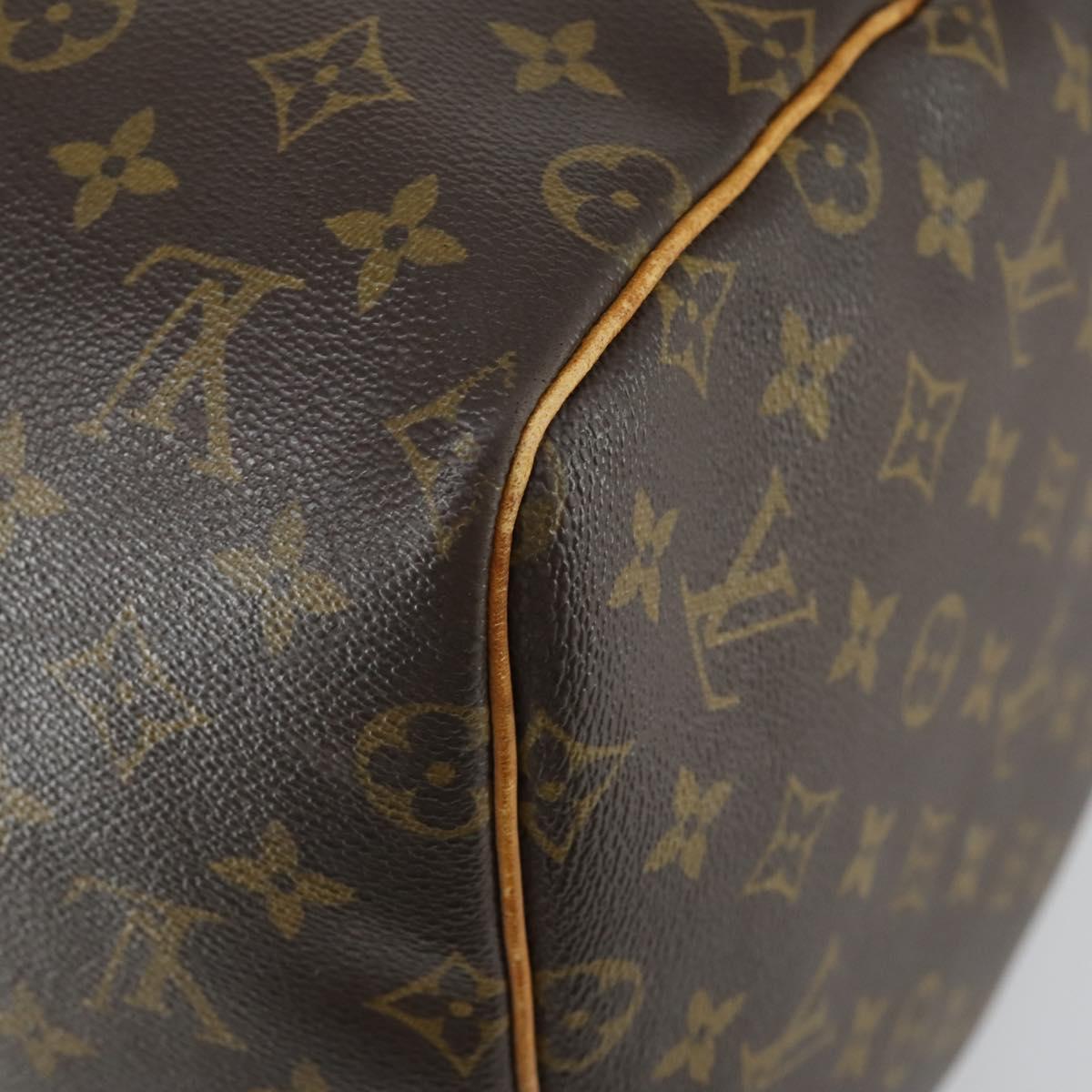LOUIS VUITTON Monogram Keepall 55 Boston Bag M41424 LV Auth BA9533