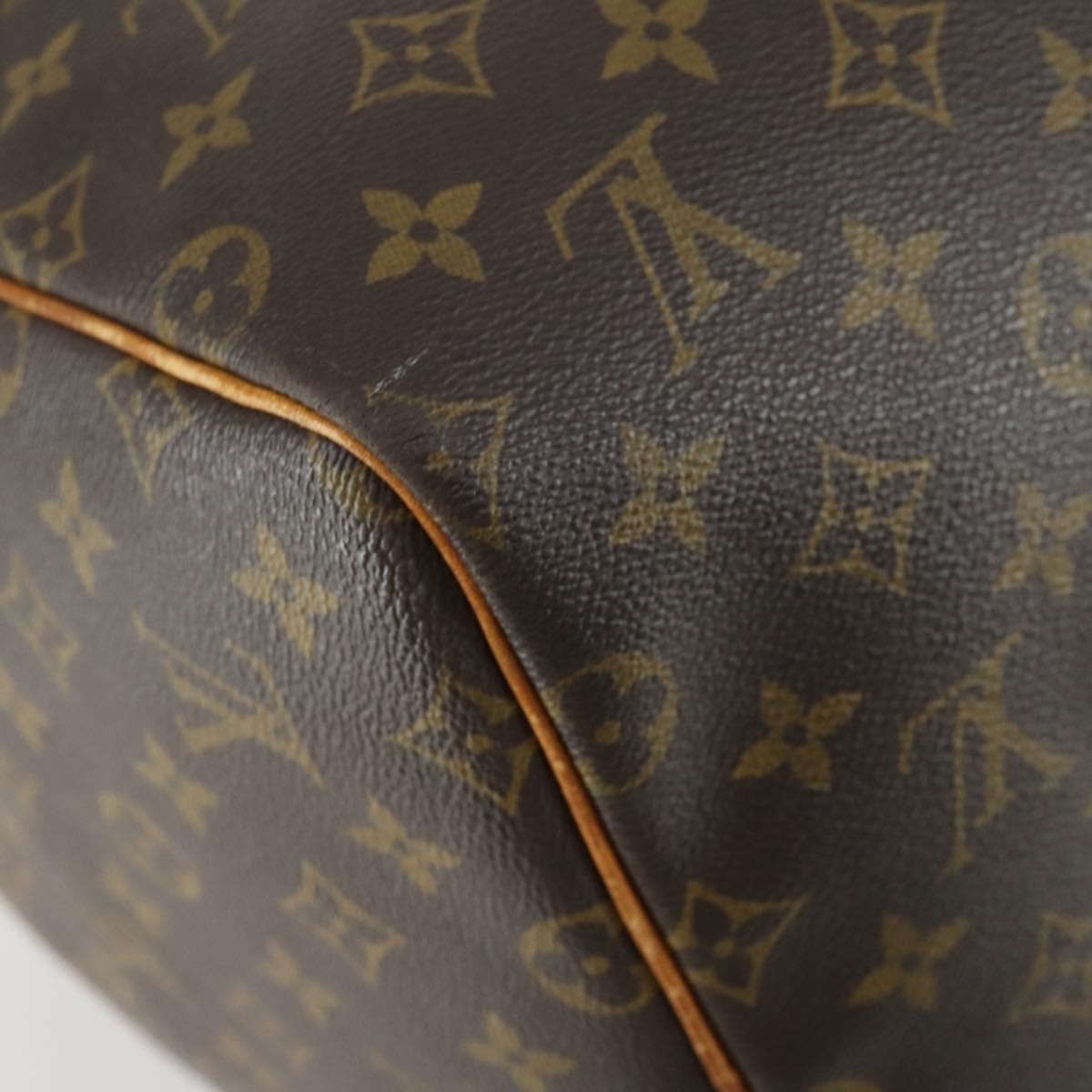 LOUIS VUITTON Monogram Keepall 55 Boston Bag M41424 LV Auth BA9533