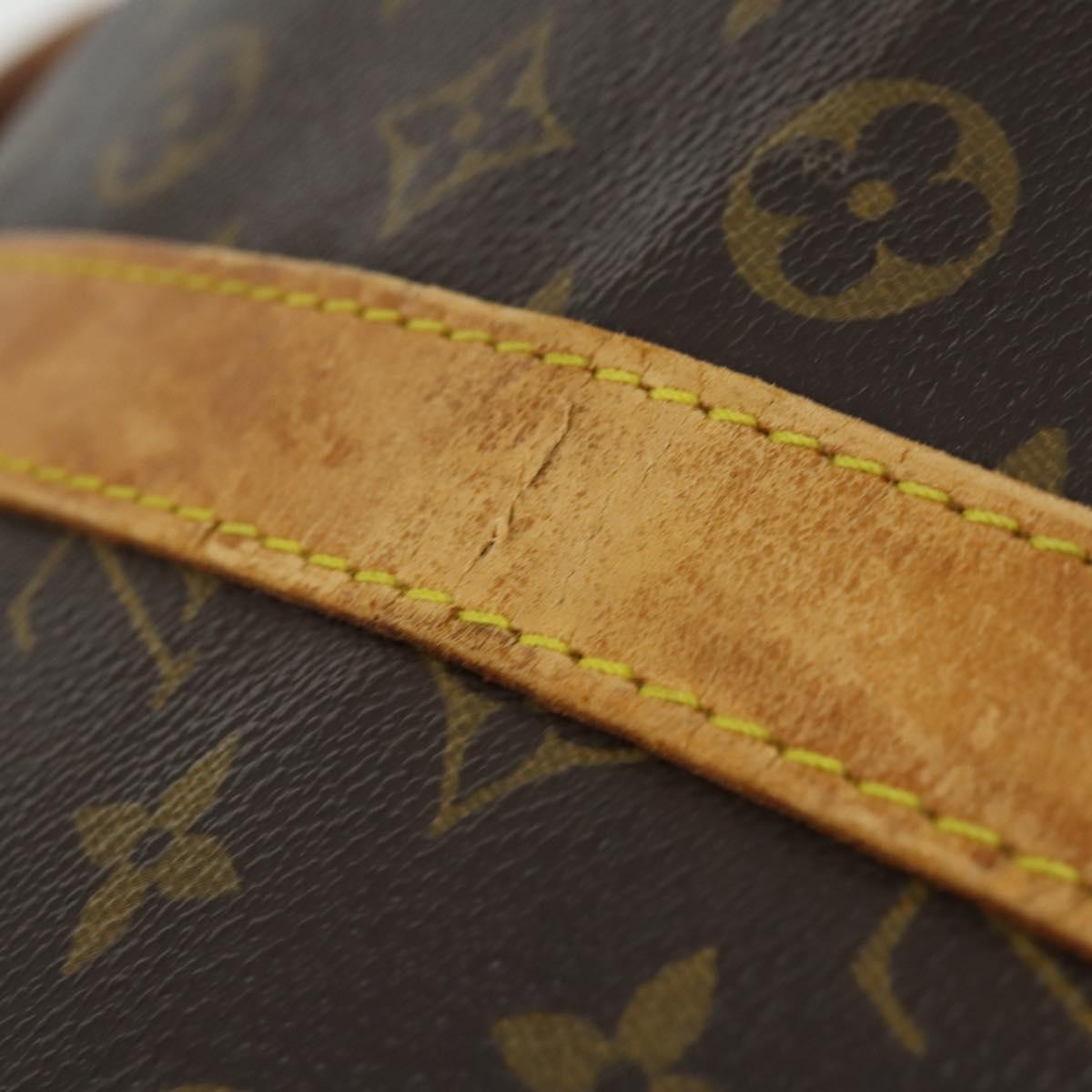 LOUIS VUITTON Monogram Keepall 55 Boston Bag M41424 LV Auth BA9533