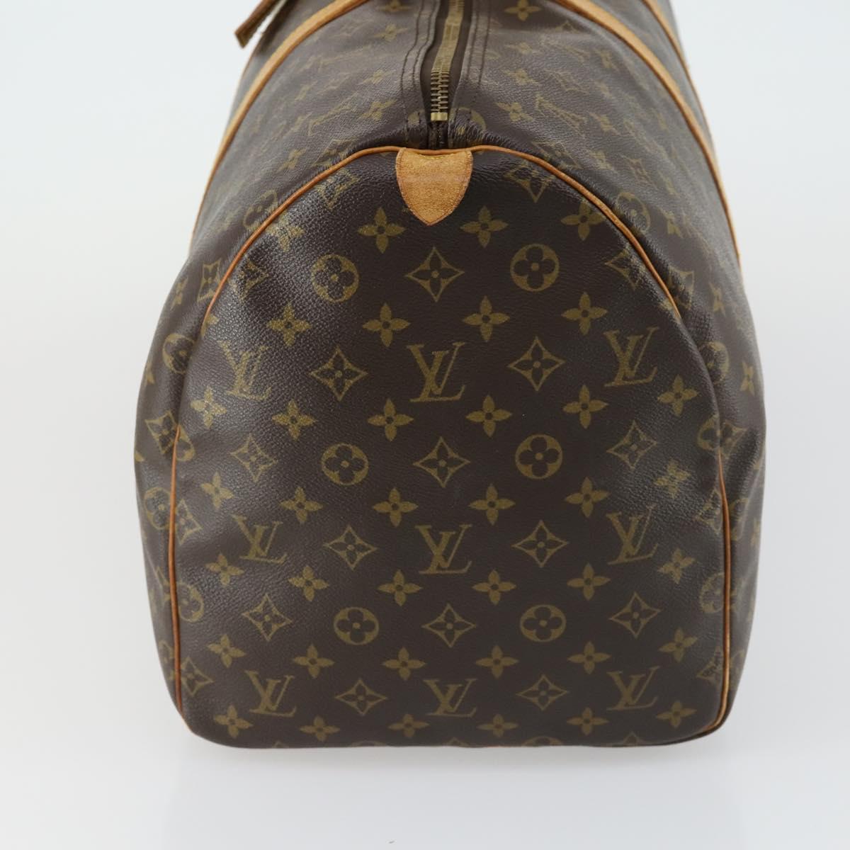 LOUIS VUITTON Monogram Keepall 55 Boston Bag M41424 LV Auth BA9533