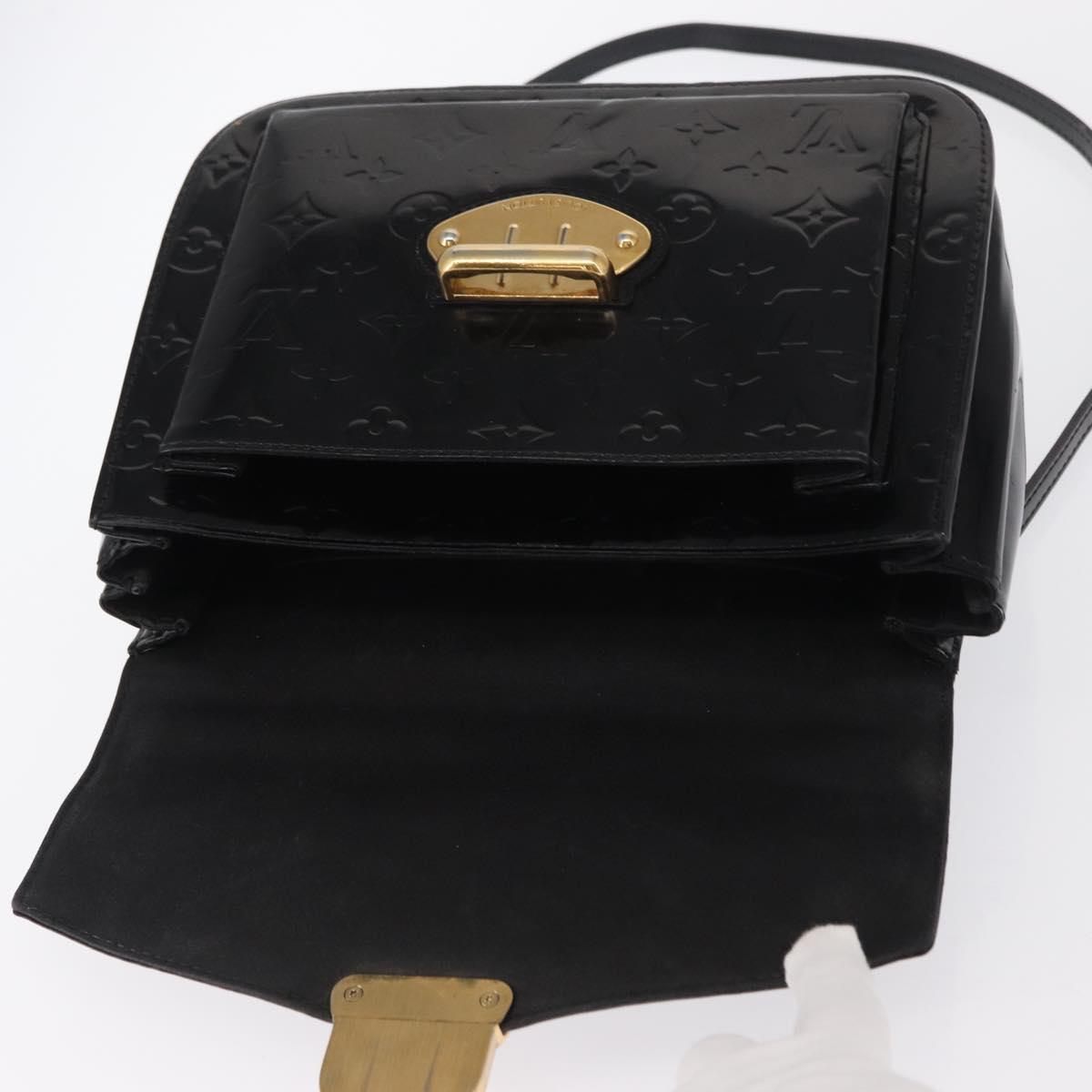 LOUIS VUITTON Monogram Vernis Mirada Hand Bag 2way Noir Manetic LV Auth BA9536
