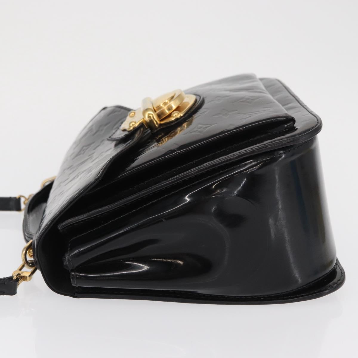 LOUIS VUITTON Monogram Vernis Mirada Hand Bag 2way Noir Manetic LV Auth BA9536
