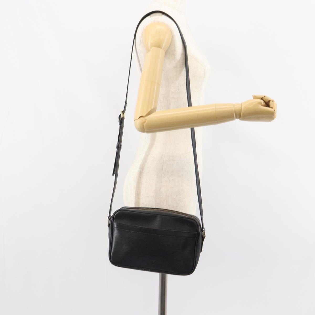 LOUIS VUITTON Epi Trocadero 23 Shoulder Bag Black M52302 LV Auth BA9544