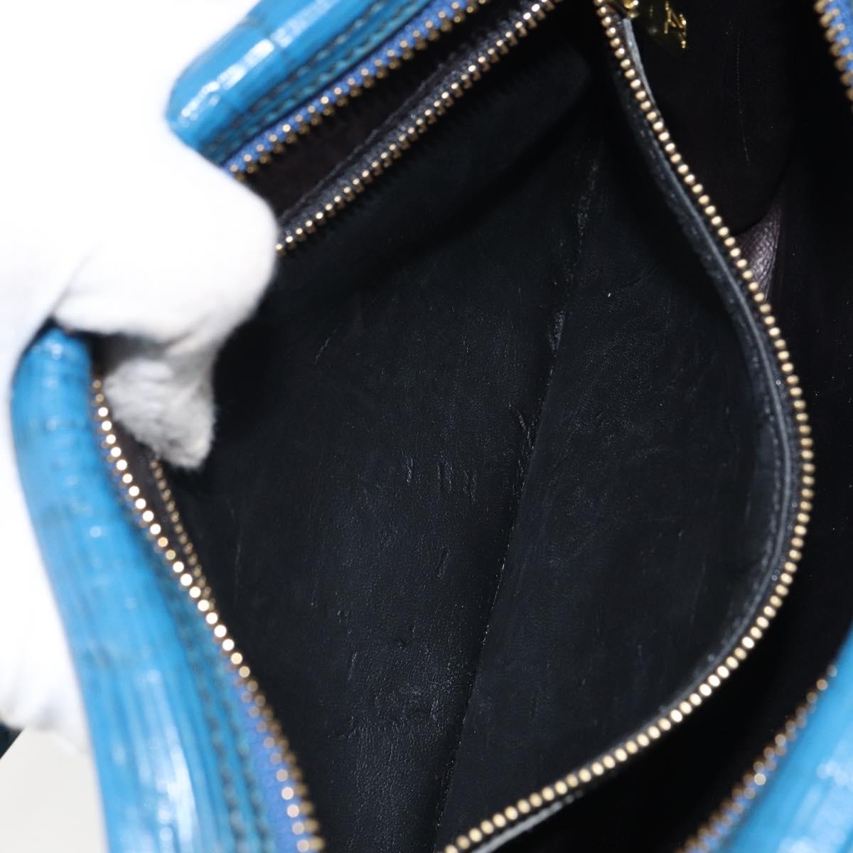 LOUIS VUITTON Epi Trocadero 23 Shoulder Bag Blue M52305 LV Auth BA9547