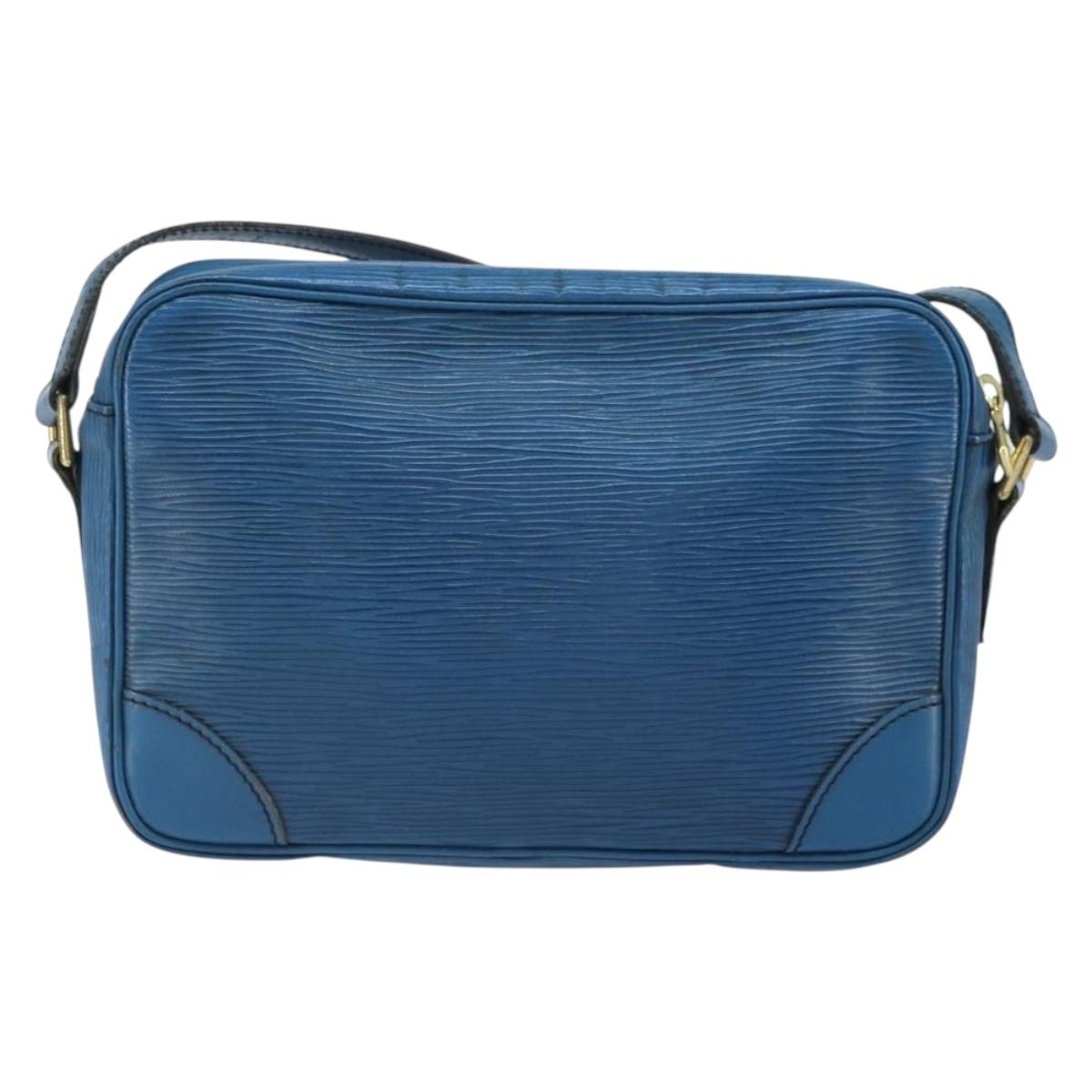 LOUIS VUITTON Epi Trocadero 23 Shoulder Bag Blue M52305 LV Auth BA9547