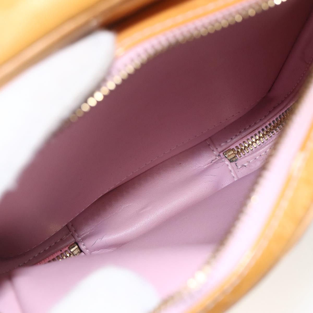 LOUIS VUITTON Monogram Vernis Wooster Bag Marshmallow Pink M91037 LV Auth BA9557