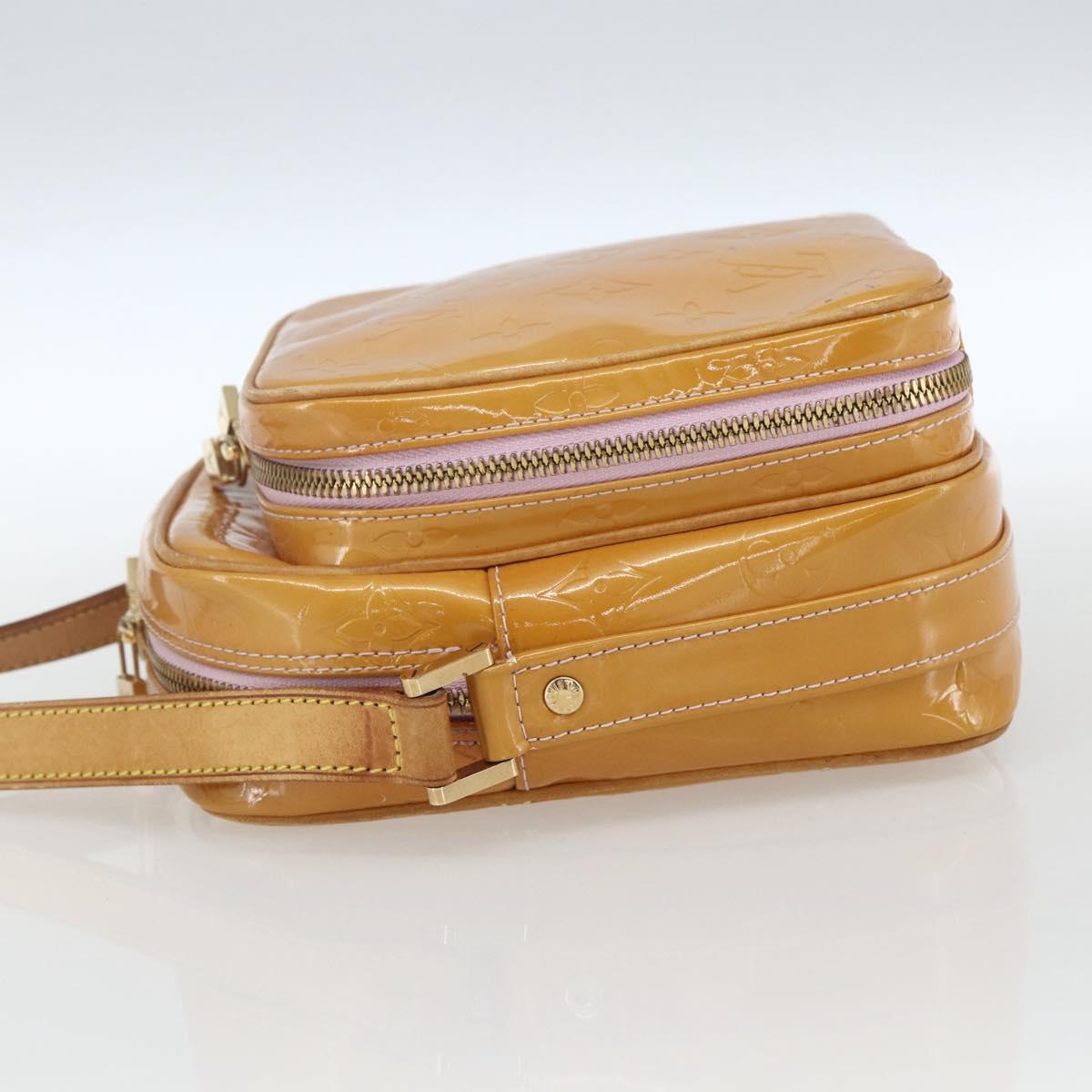 LOUIS VUITTON Monogram Vernis Wooster Bag Marshmallow Pink M91037 LV Auth BA9557