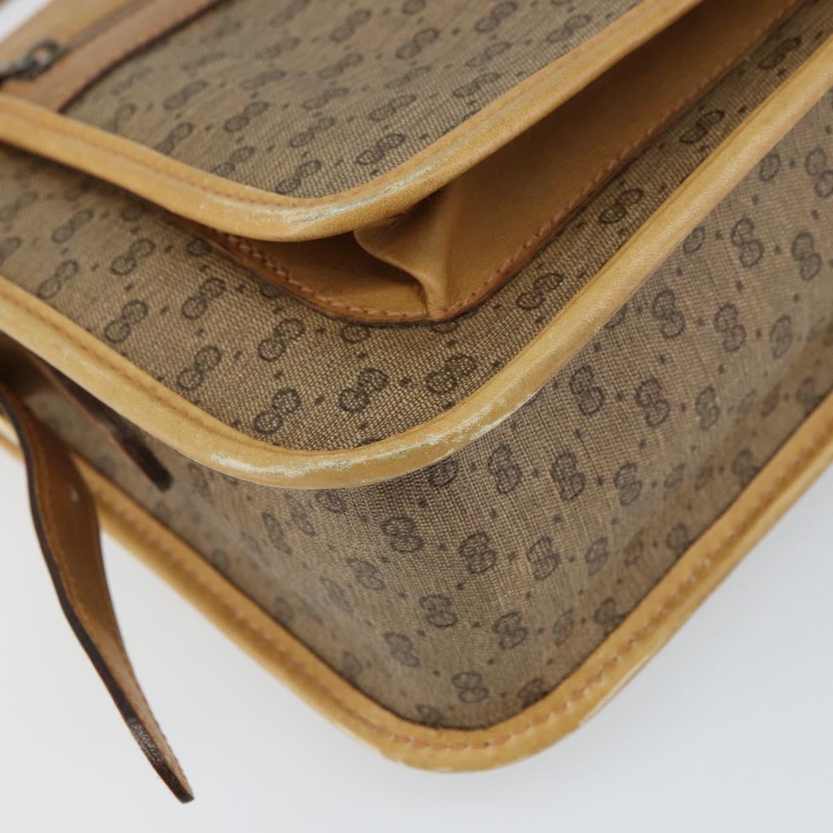 GUCCI GG Supreme Shoulder Bag PVC Beige 001 067 0115 Auth BA9569