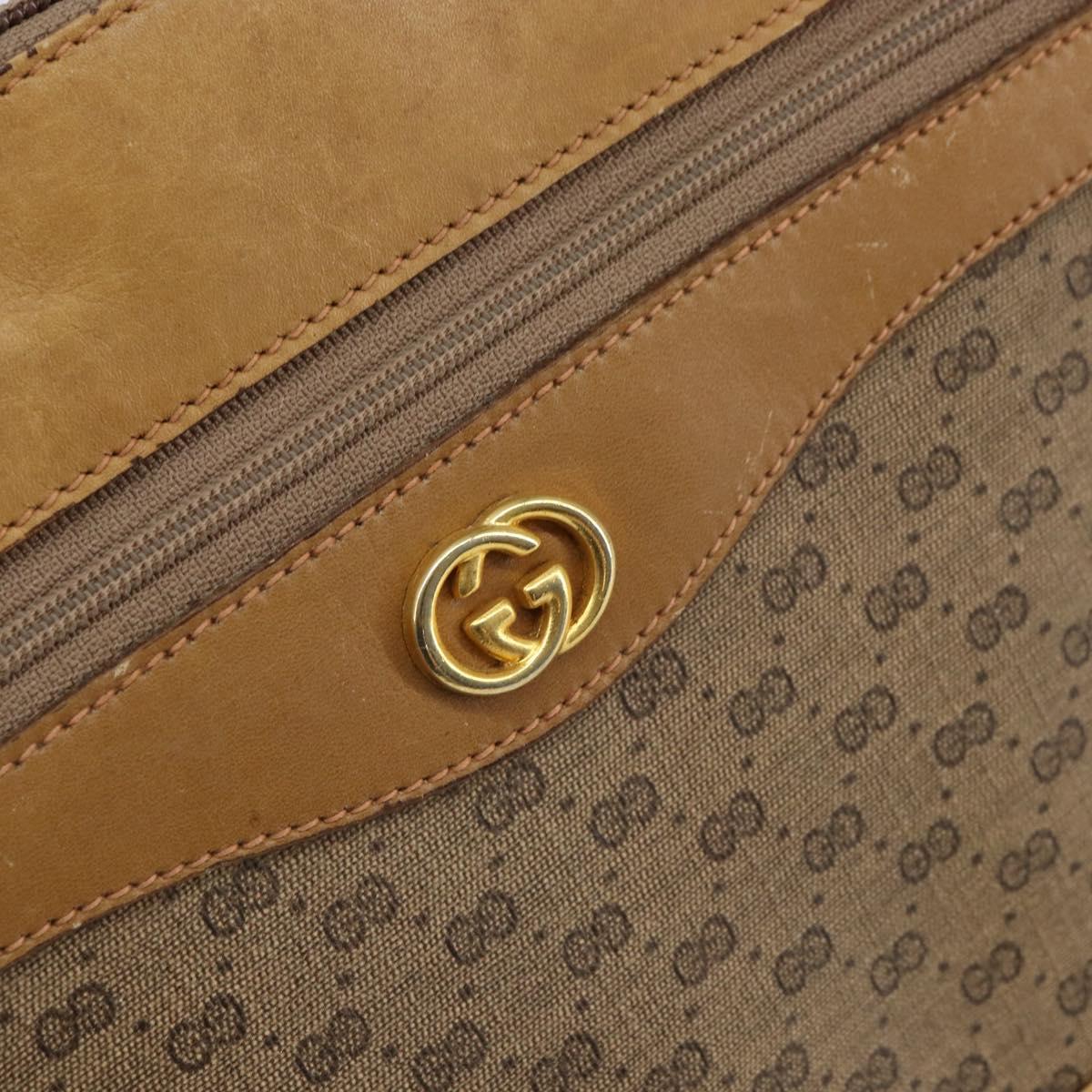 GUCCI GG Supreme Shoulder Bag PVC Beige 001 067 0115 Auth BA9569