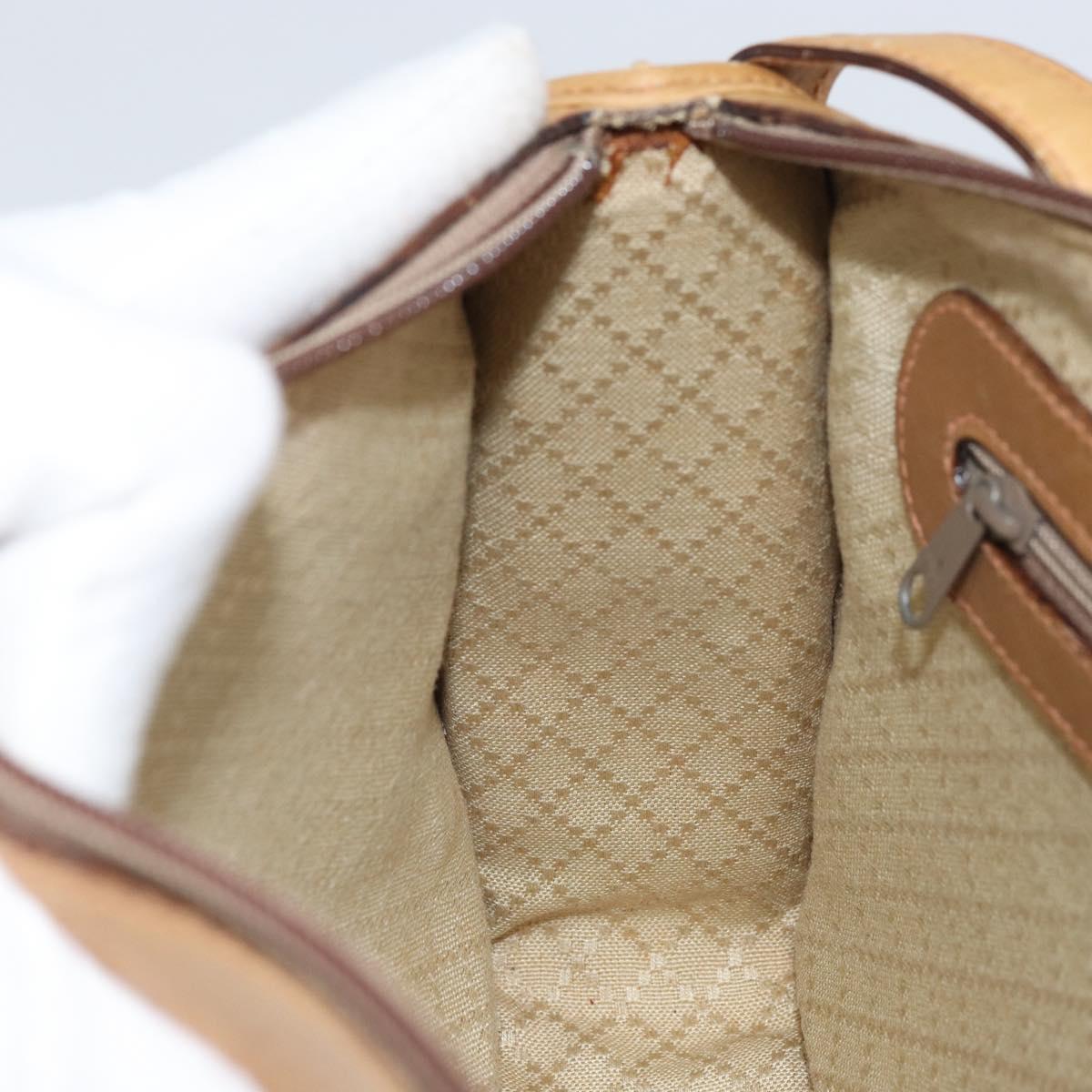 GUCCI GG Supreme Shoulder Bag PVC Beige 001 067 0115 Auth BA9569