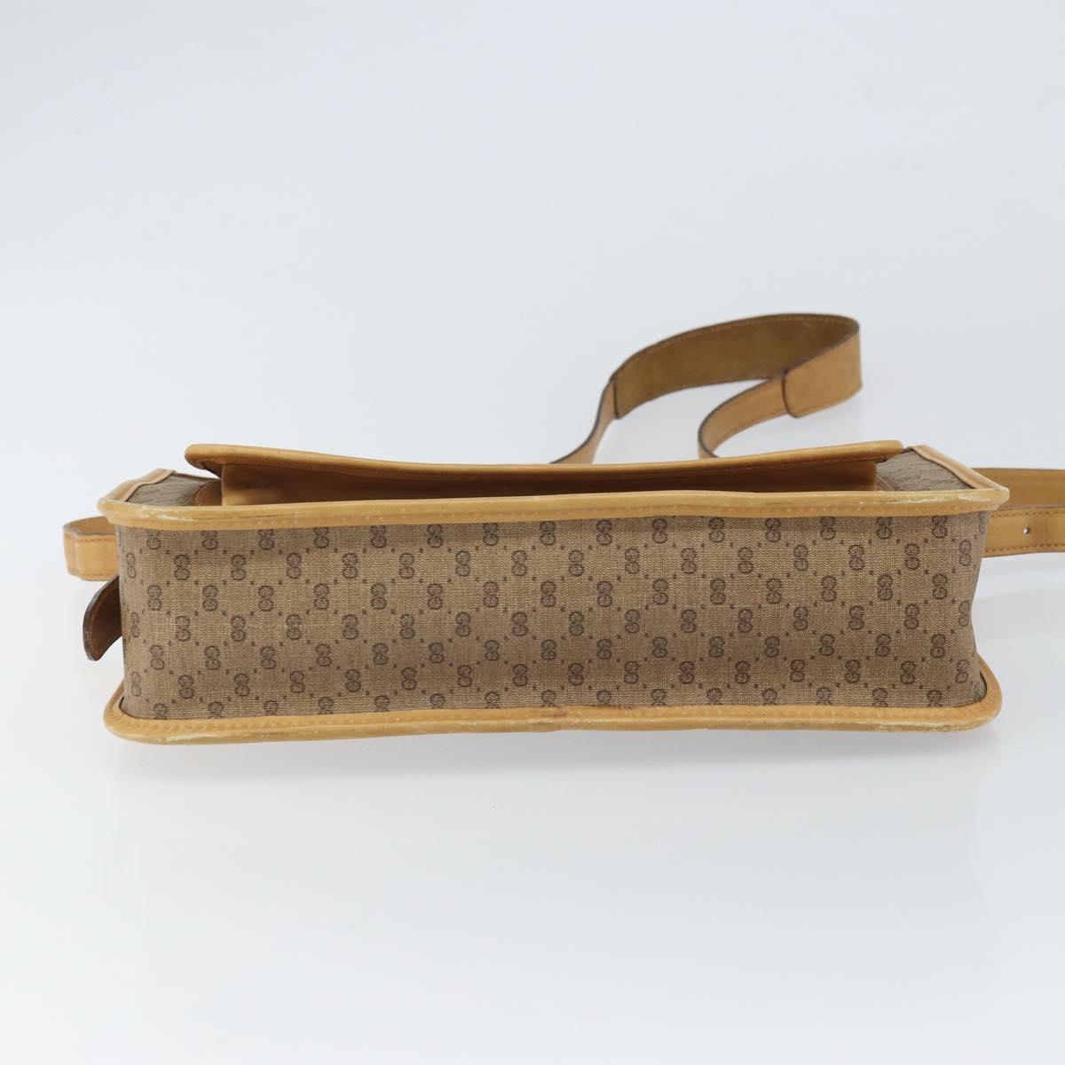 GUCCI GG Supreme Shoulder Bag PVC Beige 001 067 0115 Auth BA9569