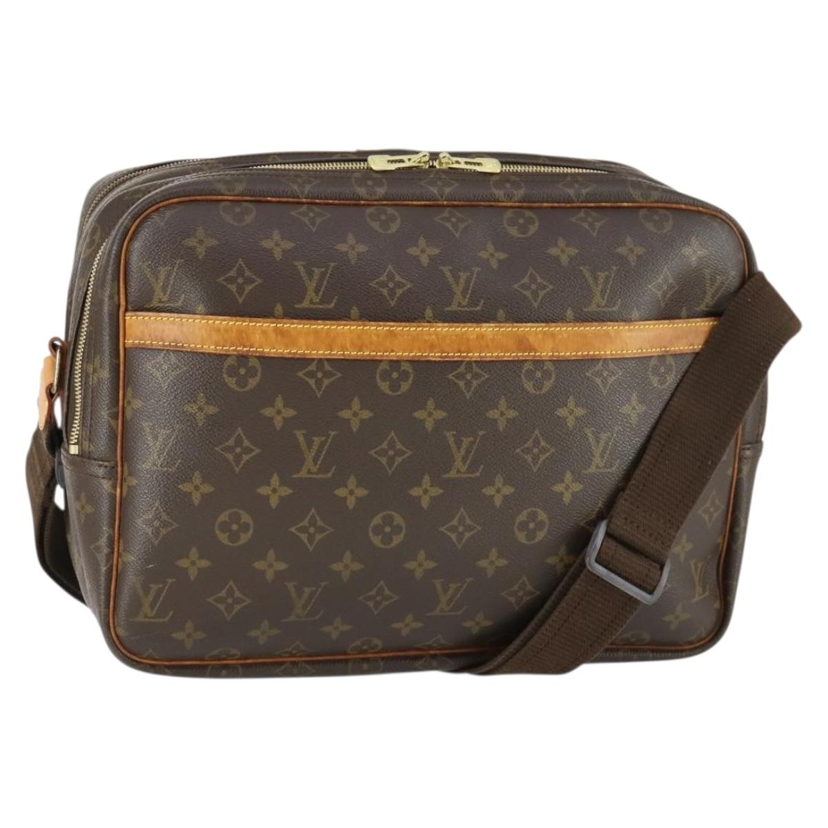 LOUIS VUITTON Monogram Reporter GM Shoulder Bag M45252 LV Auth BA9575