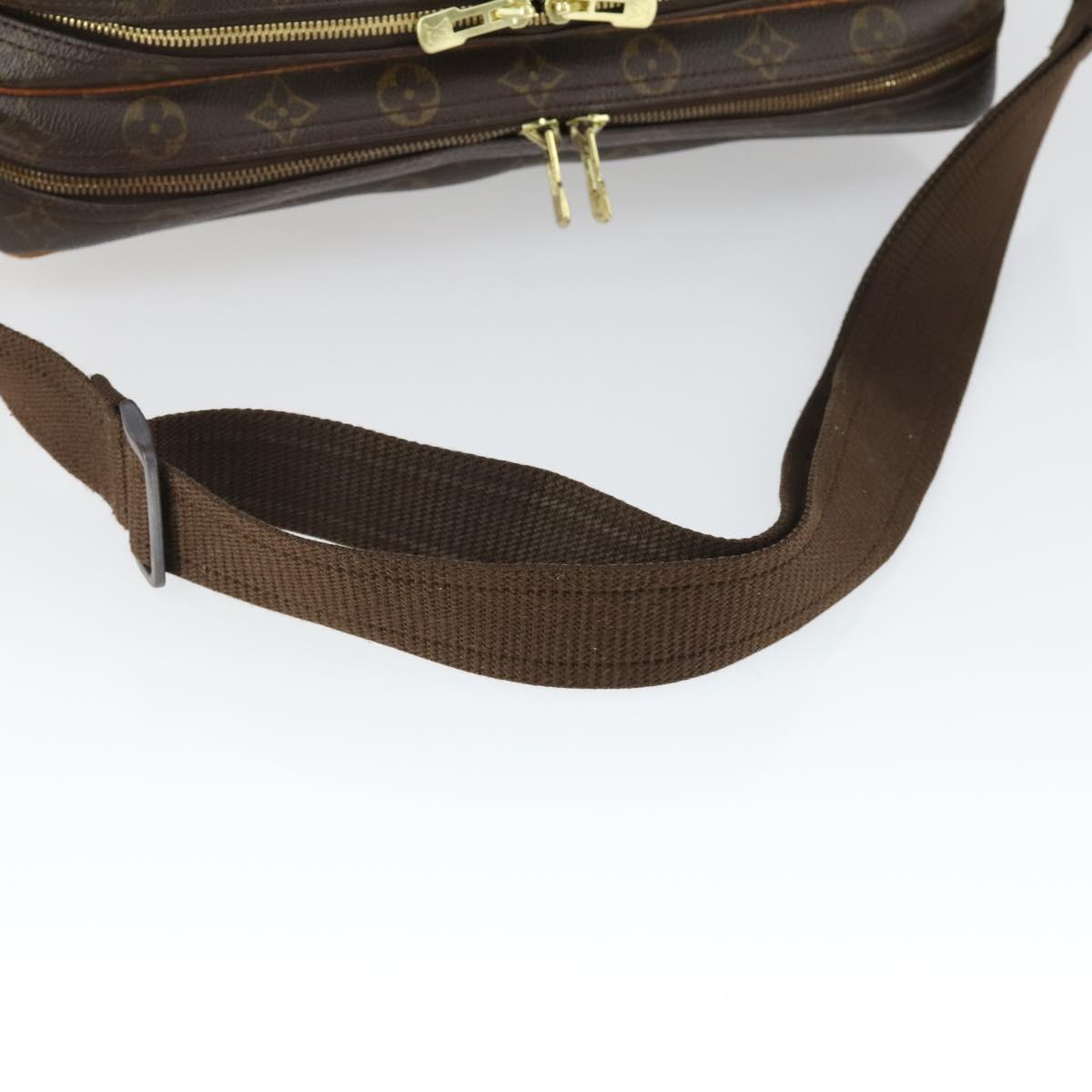 LOUIS VUITTON Monogram Reporter GM Shoulder Bag M45252 LV Auth BA9575