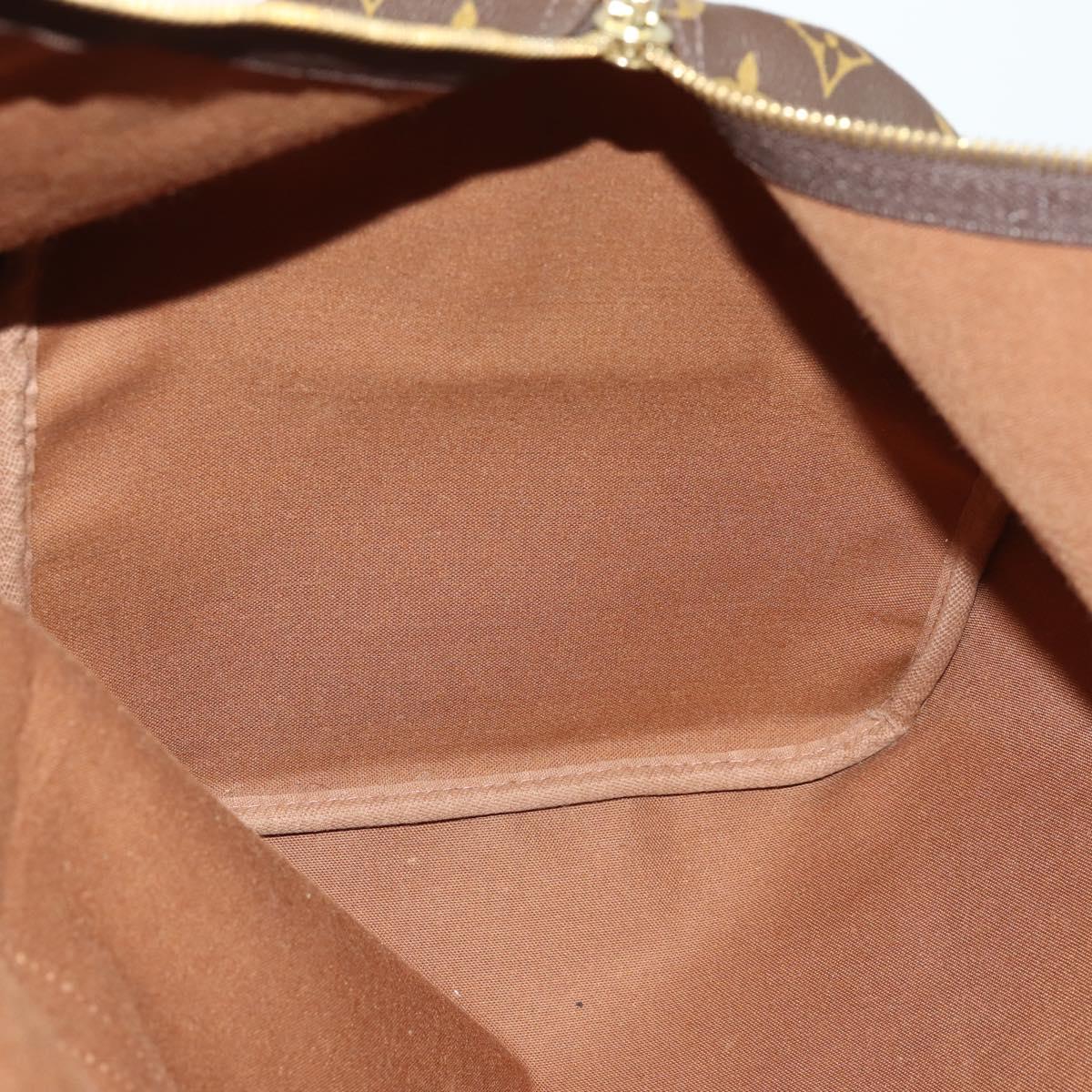 LOUIS VUITTON Monogram Keepall 55 Boston Bag M41424 LV Auth BA9594