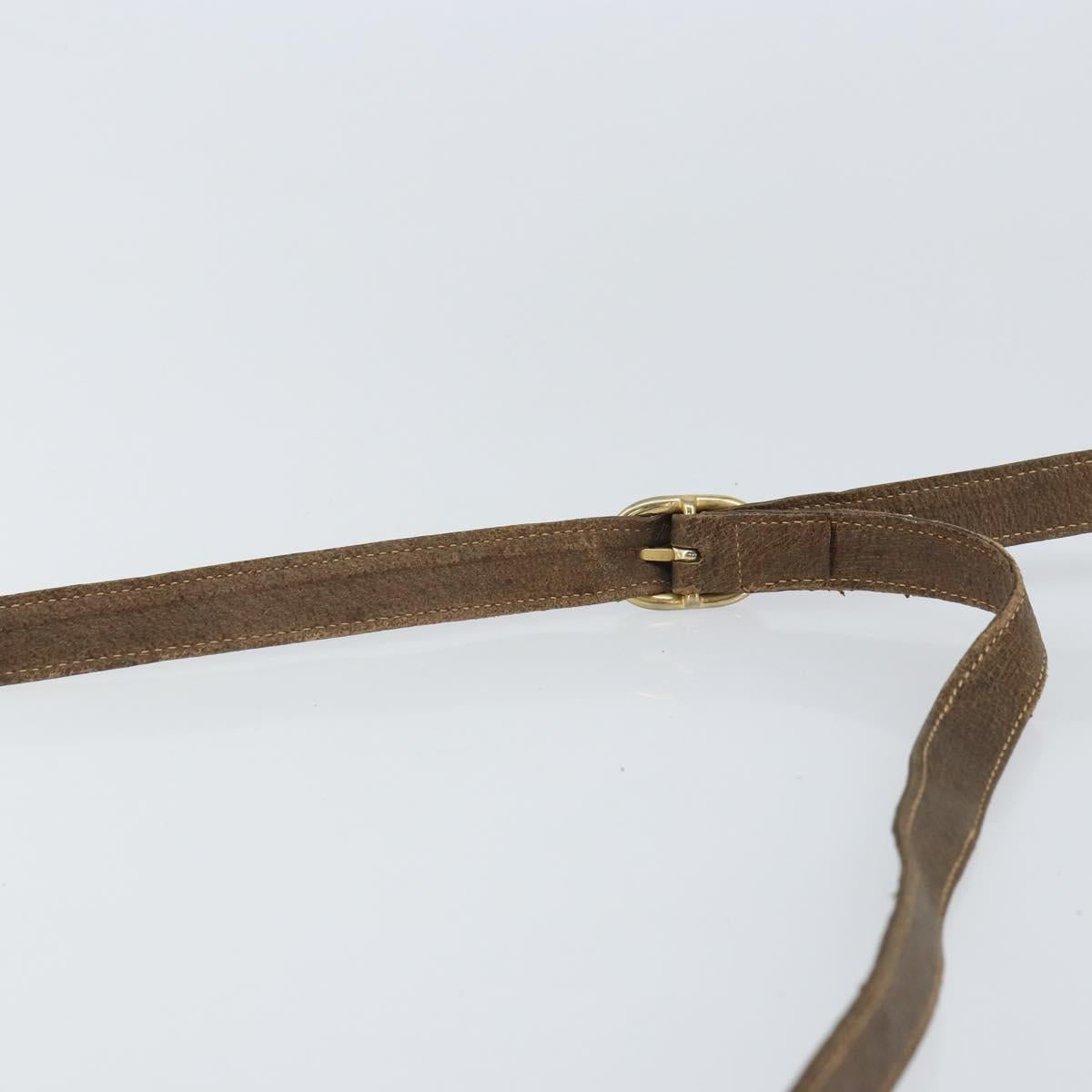 GUCCI GG Supreme Web Sherry Line Shoulder Bag PVC Beige Gold Auth BA9596