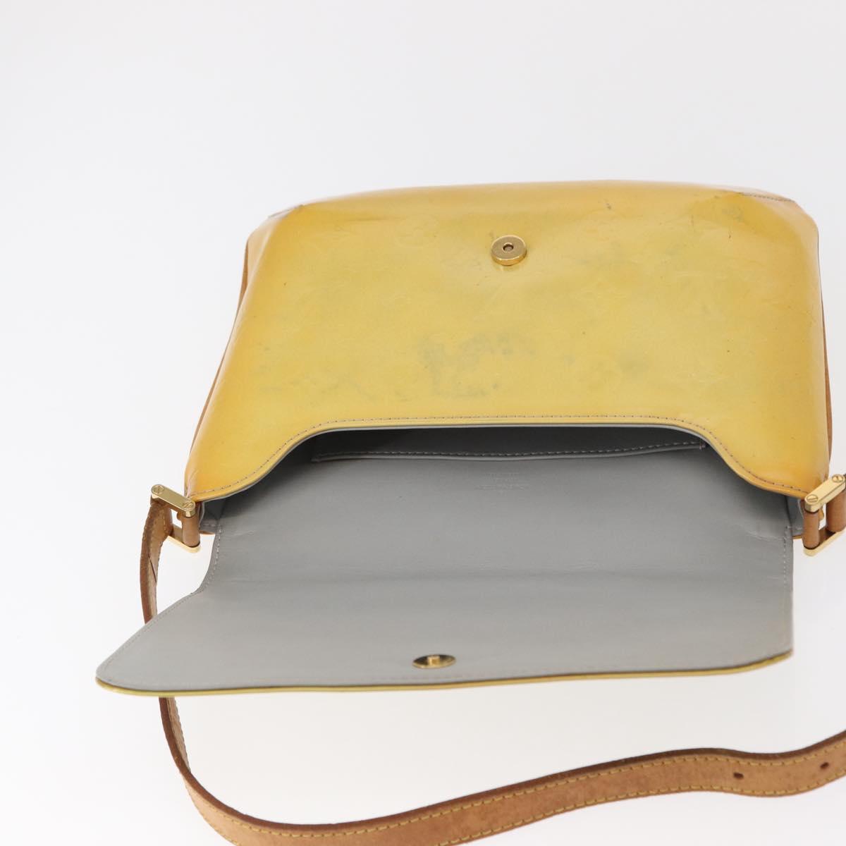 LOUIS VUITTON Monogram Vernis Thompson Street Bag Gris M91008 LV Auth BA9603