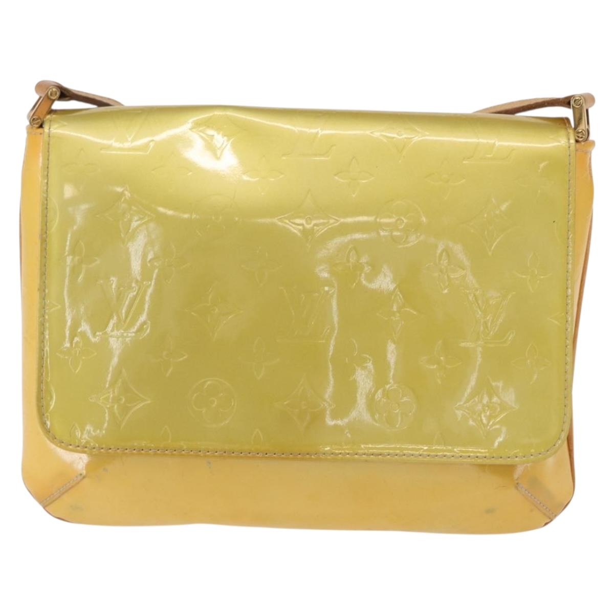 LOUIS VUITTON Monogram Vernis Thompson Street Bag Gris M91008 LV Auth BA9603