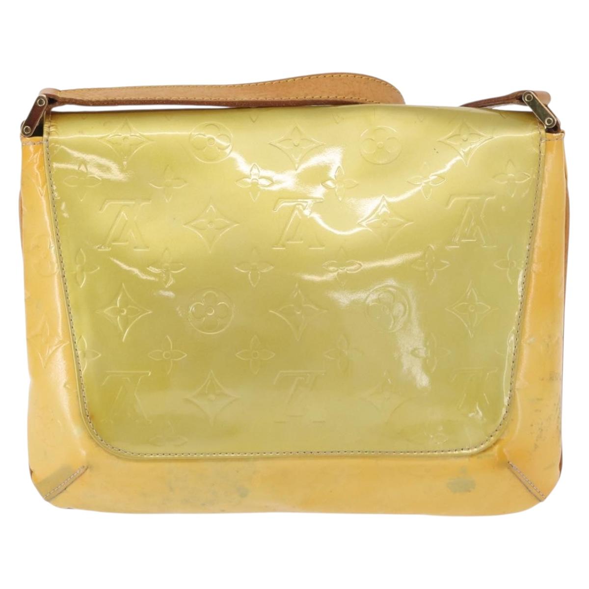 LOUIS VUITTON Monogram Vernis Thompson Street Bag Gris M91008 LV Auth BA9603